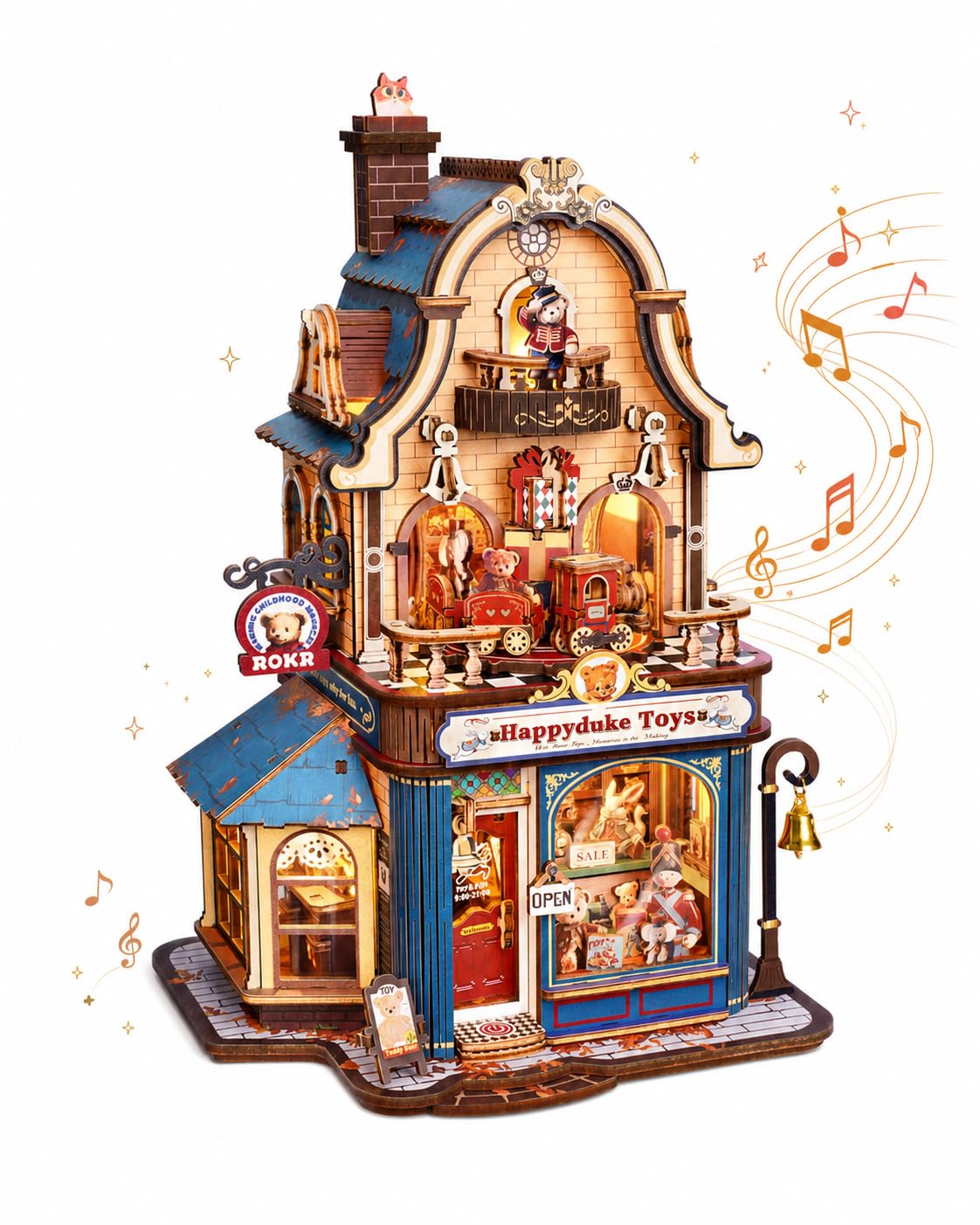 ROKR Boutique de Jouets Maison de Poupée Mécanique pour Adultes, EAM01
