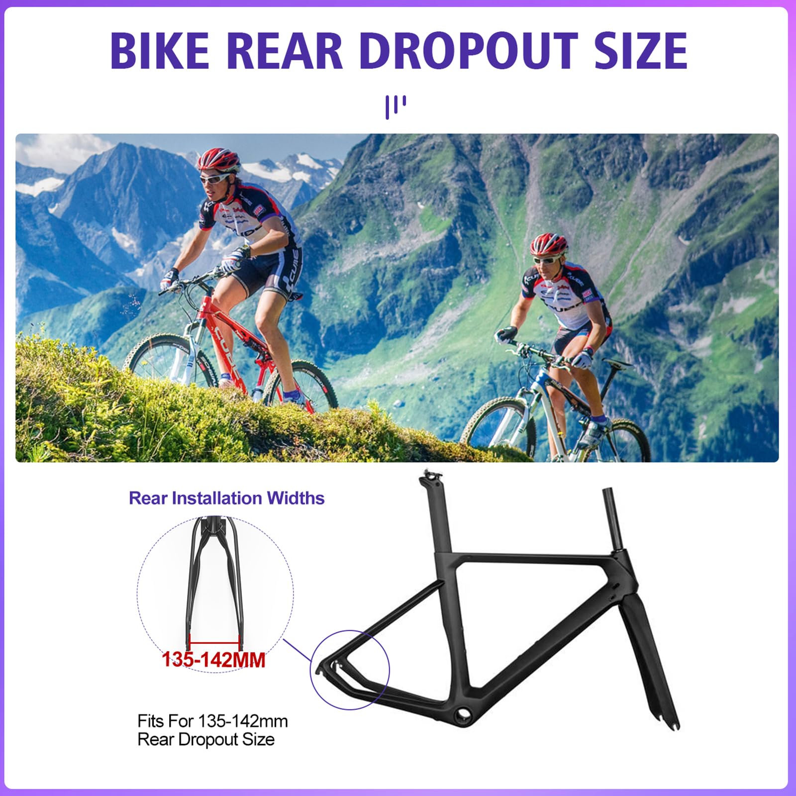 BAFANG 48V G020 G0900 E-Bike Umbausatz 26 27,5 29Zoll Hinterrad Nabenmotor | Optionaler Akku & Display, geeignet für flache Pendelstrecken, Umrüstung für Straße/Stadt/Mountainbike, für tägliche Fahrer