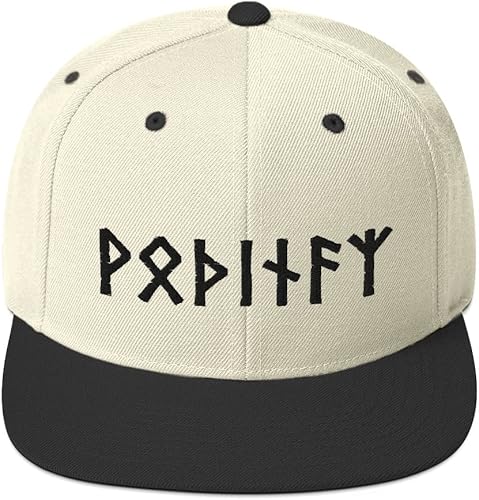 Odin Viking Elder Norse Futhark Runes Snapback Sombrero nórdico escandinavo Pagan