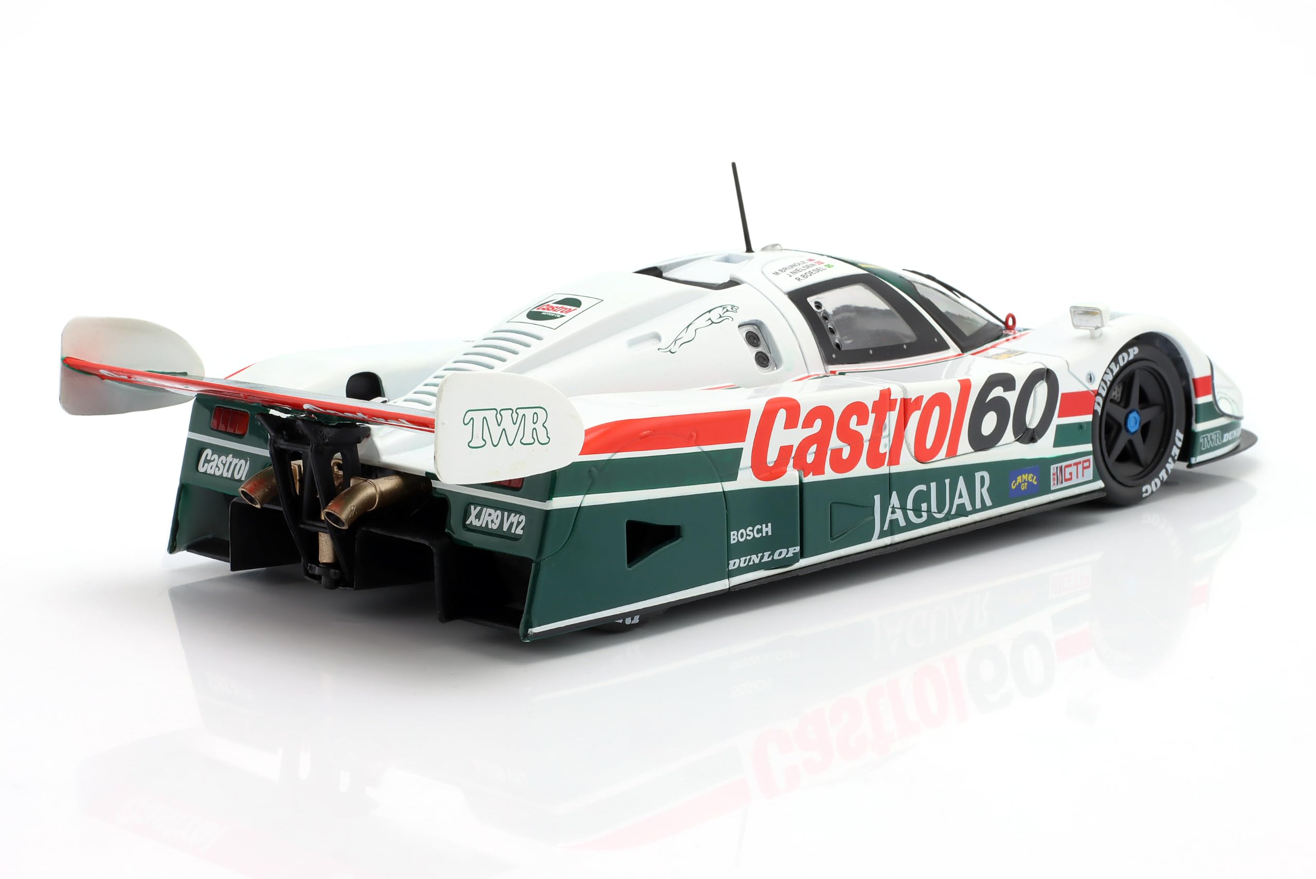 OPO 10 Modellino di Auto Compatibile con Jaguar XJR-9#60 Vincitrice della 24 Ore di Daytona 1988 Brundle, Boesel, Nielsen Scala 1/18 IXO WERK83 18073001C