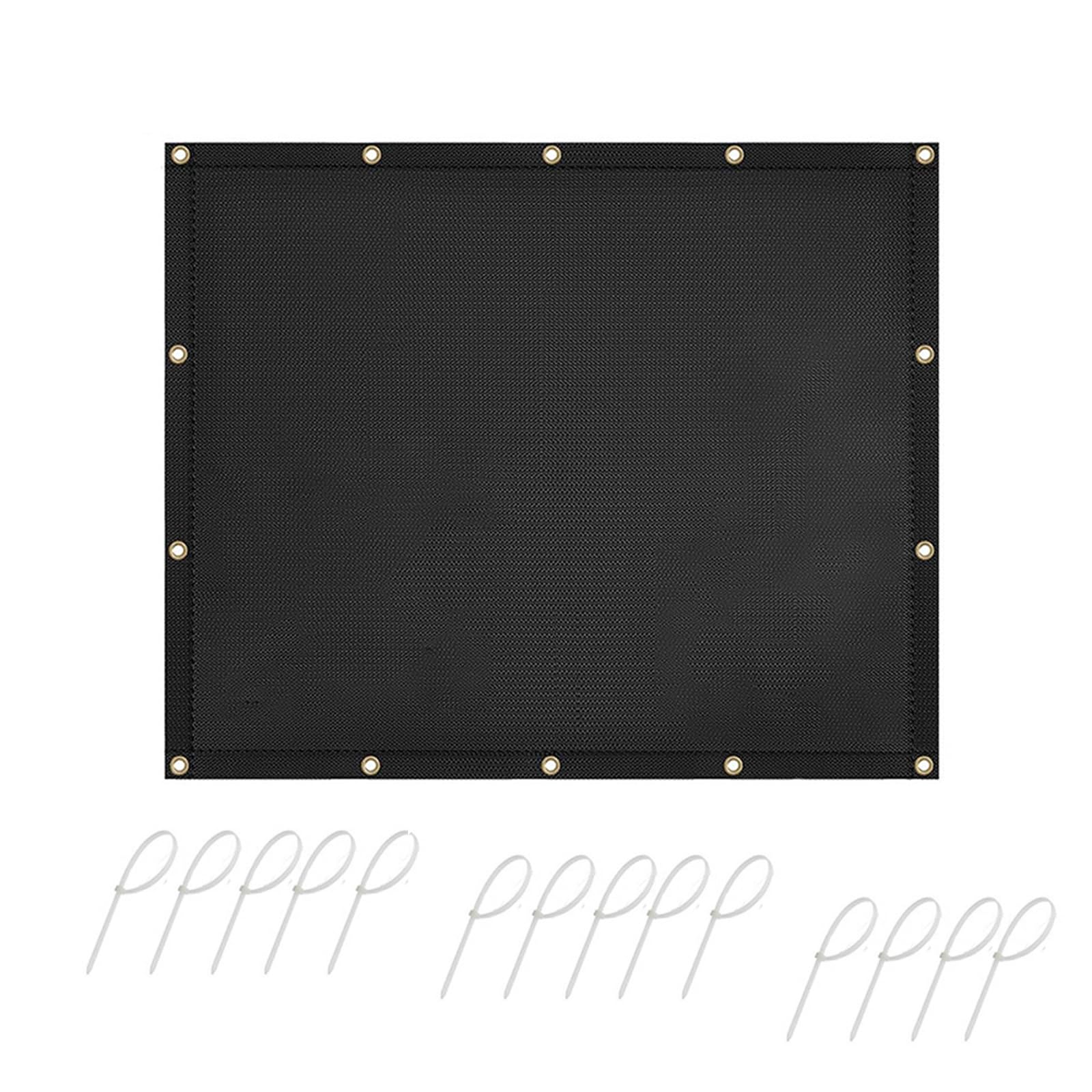 Protectores de pared para estufas de leña, cubierta de nevera, cubierta de valla ignífuga, color negro