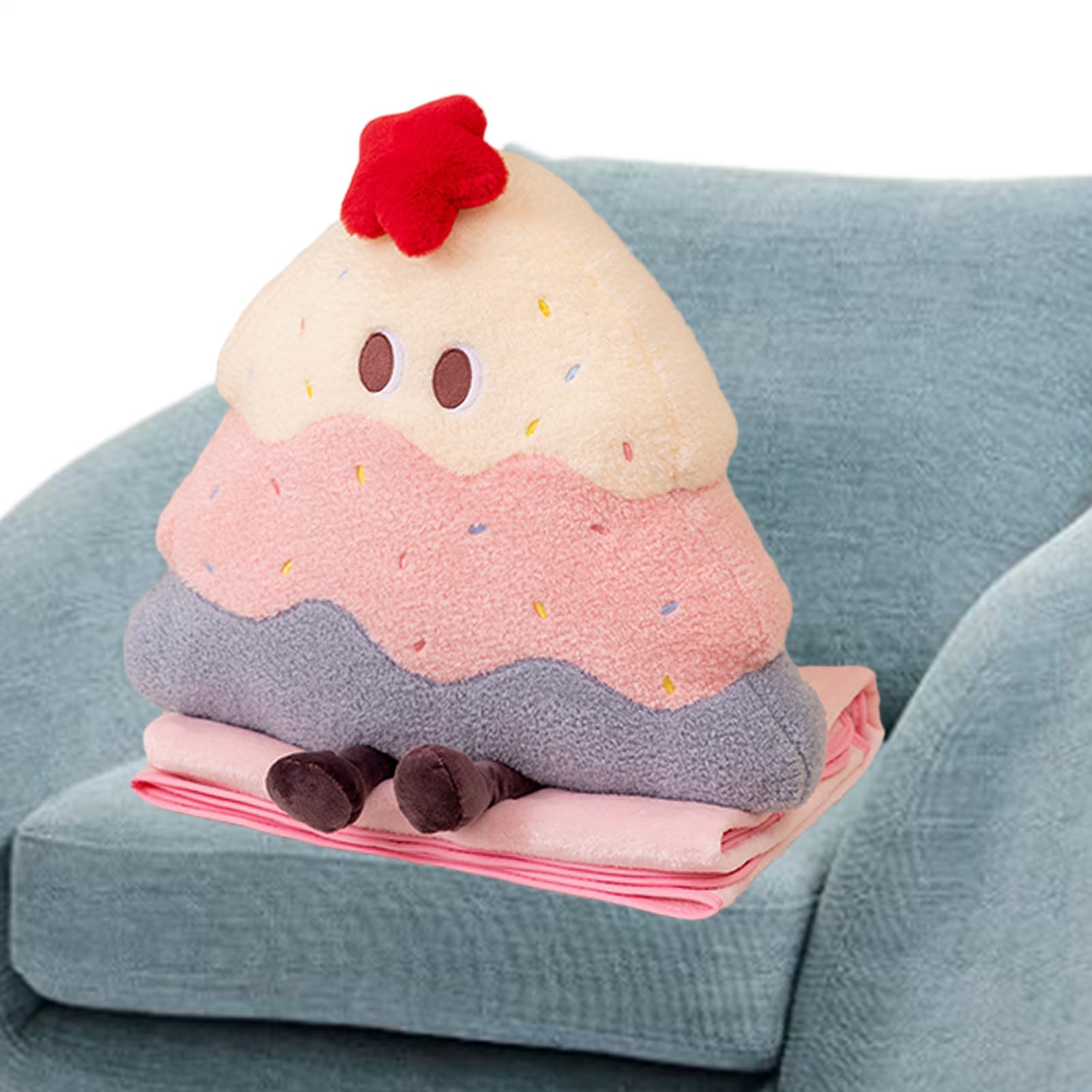 Oreiller de lancement d'arbre en peluche et coton doux | Coussin de canapé compagnon de sommeil