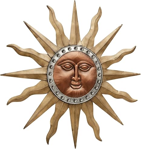 Amazon Com Touch Of Class Radiant Shine Sun Wall Art Multi Metallic Handcrafted Metal Sculpture Southwestern Style Sunburst Face Decor For Southwest Bedroom Bathroom Living Room 29 Inches Diameter Home Kitchen Amazon Com Touch Of Class Radiant Shine Sun Wall Art Multi Metallic Handcrafted Metal Sculpture Southwestern Style Sunburst Face Decor For Southwest Bedroom Bathroom Living Room 29 Inches Diameter Home Kitchen