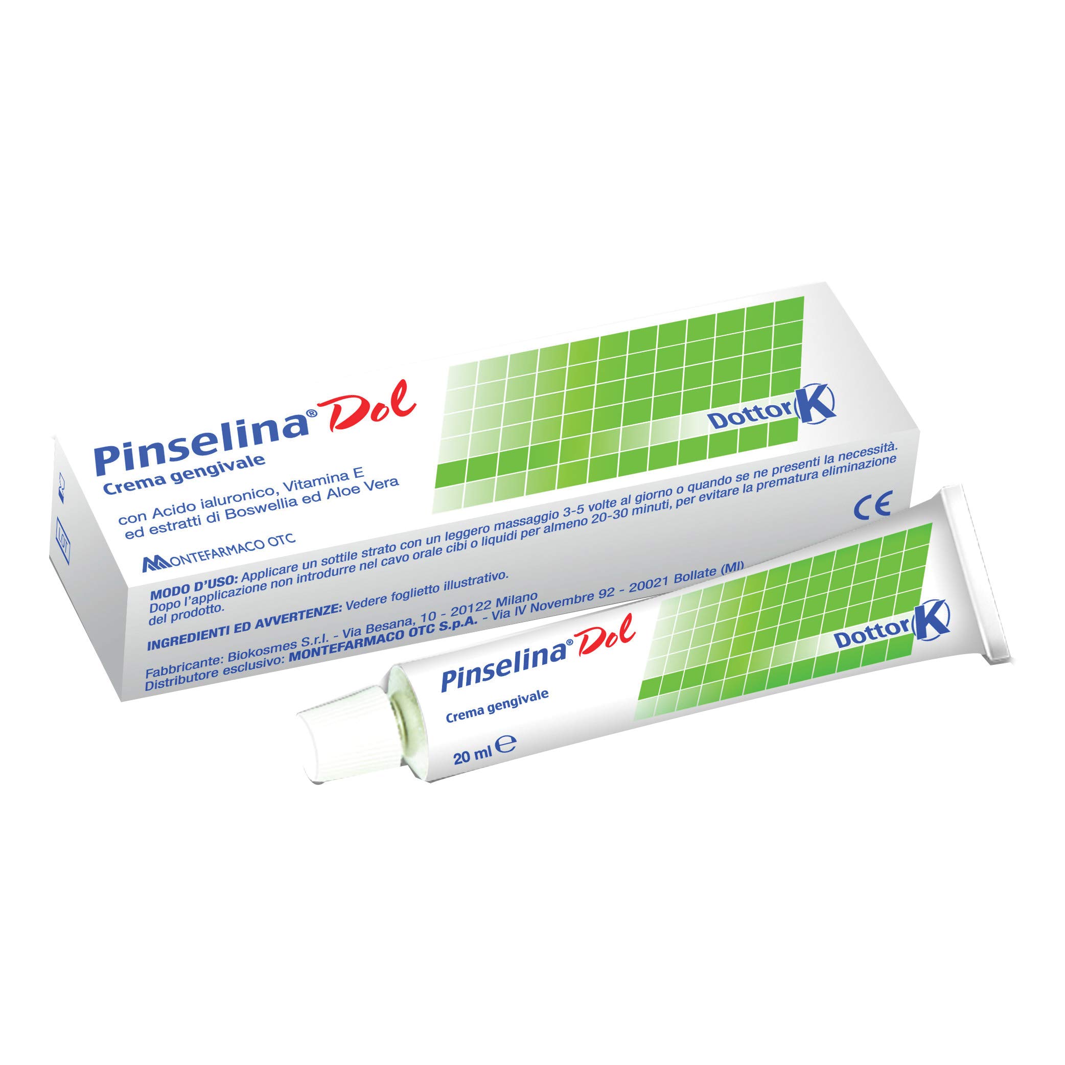 Montefarmaco Pinselina Dol Crema Gengivale 20 ml