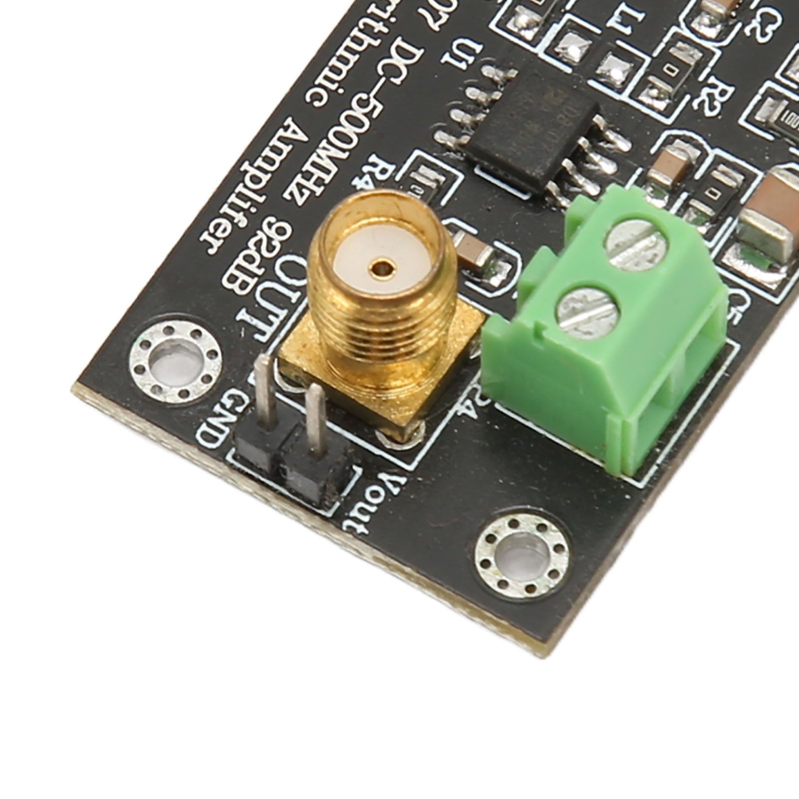 Acouto AD8307 HF-Leistungsdetektor, DC 500 MHz, Antennenleistungssender, Hochfrequenz-Leistungsmesser, Logarithmischer Detektor, Modelleingang und Standardeinstellung für Frequenz,