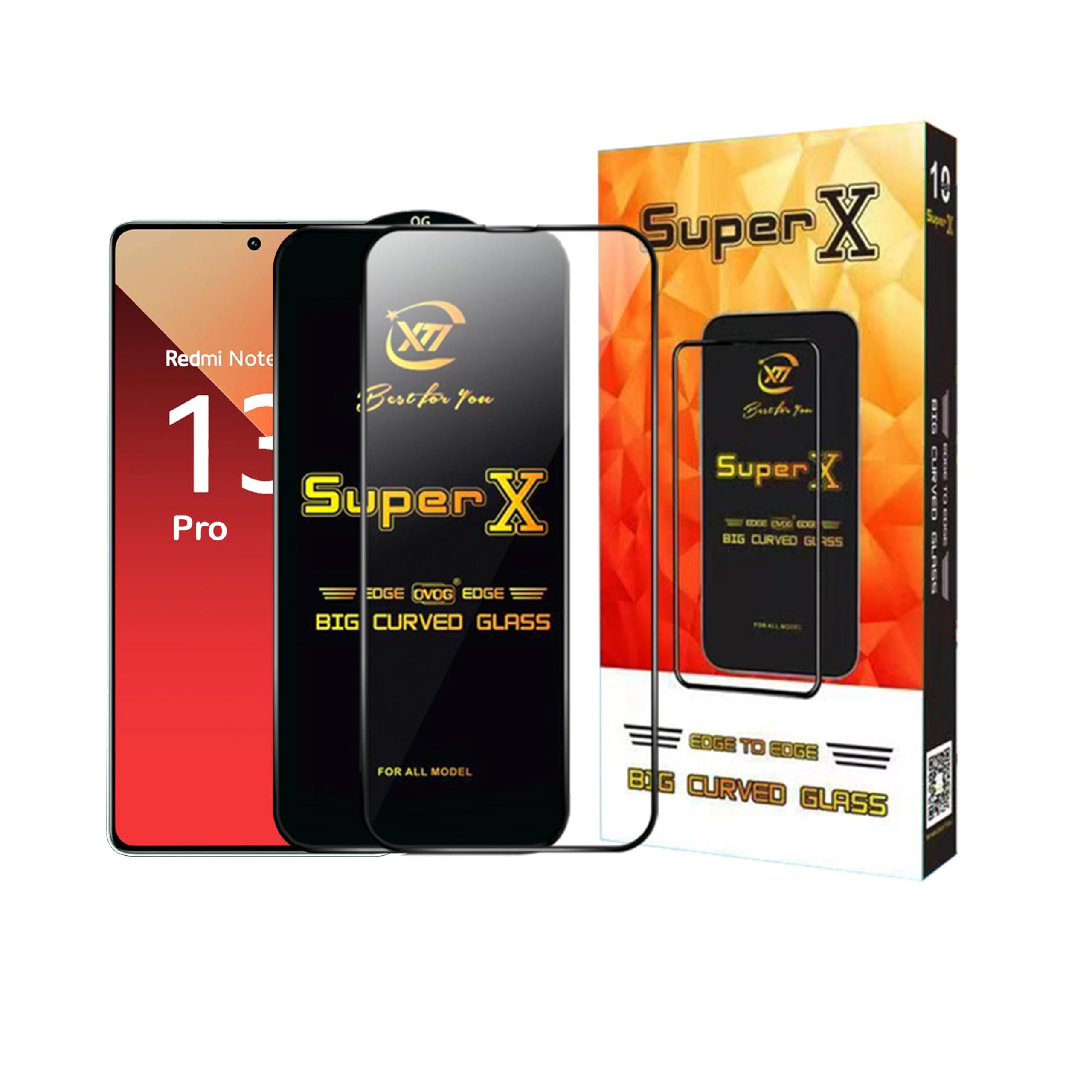 Edge to edge tempered glass for Redmi Note 13, Note13 Pro (Pack of 2) (B0DDPPGHG9) Amazon Price History, Amazon Price Tracker