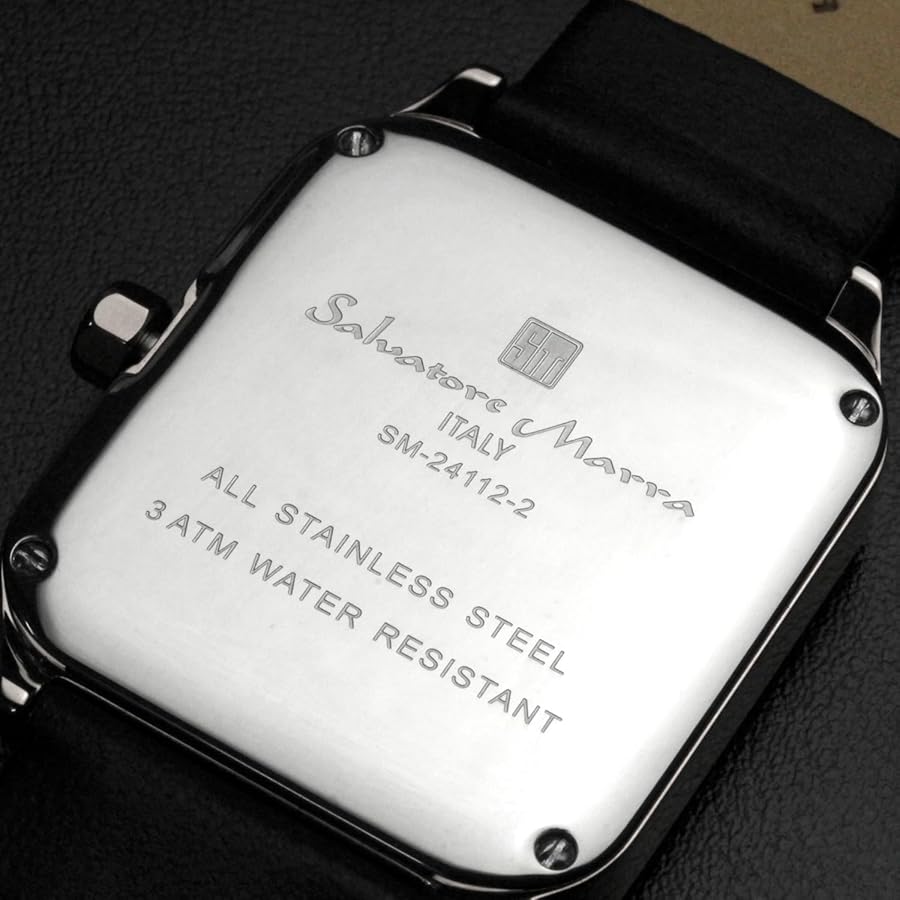 Amazon.co.jp: [サルバトーレマーラ] 腕時計 ムーンフェイズ スクエア