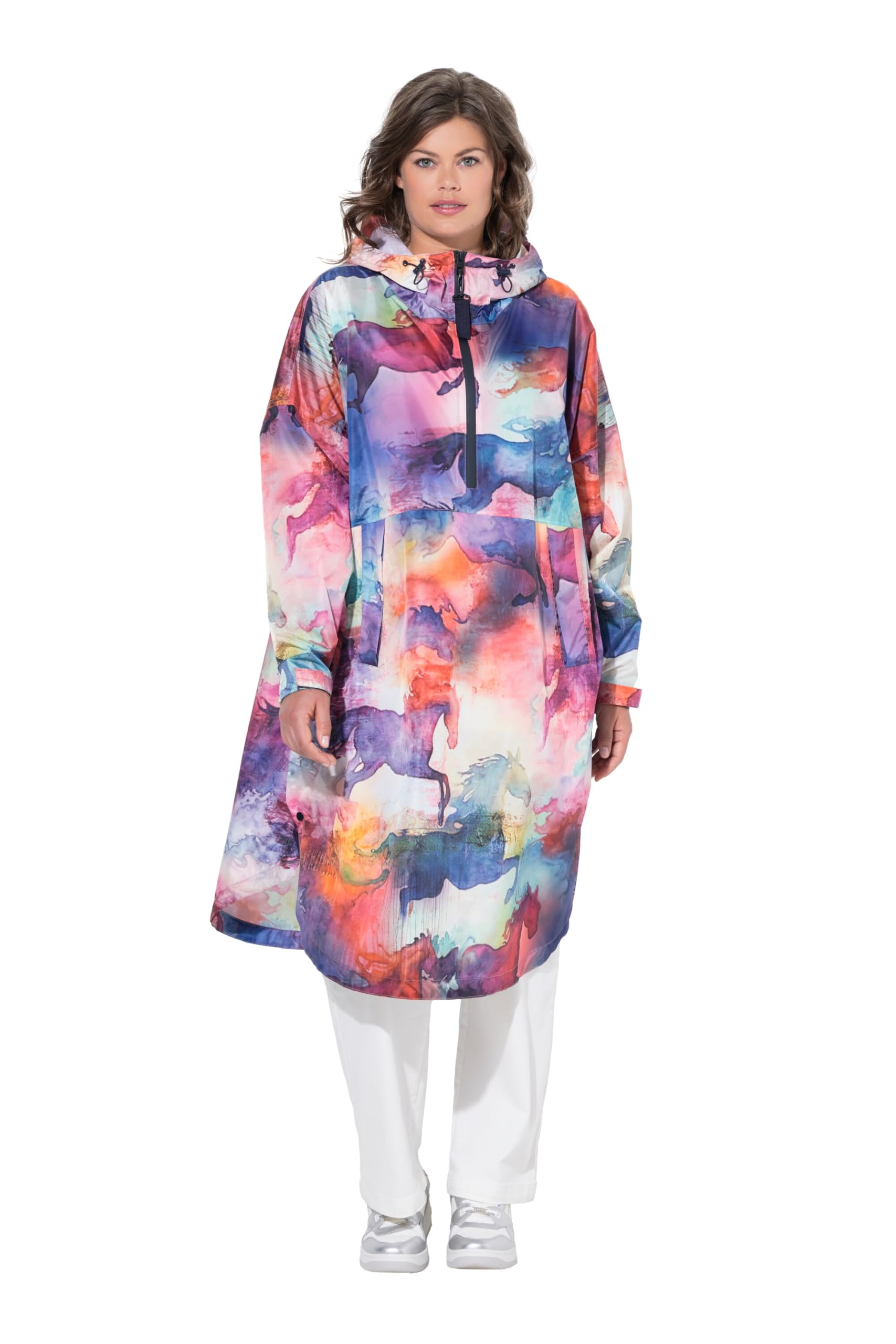 Laurasøn Funktions-Regencape, Unisex, Print, Kapuze 840402