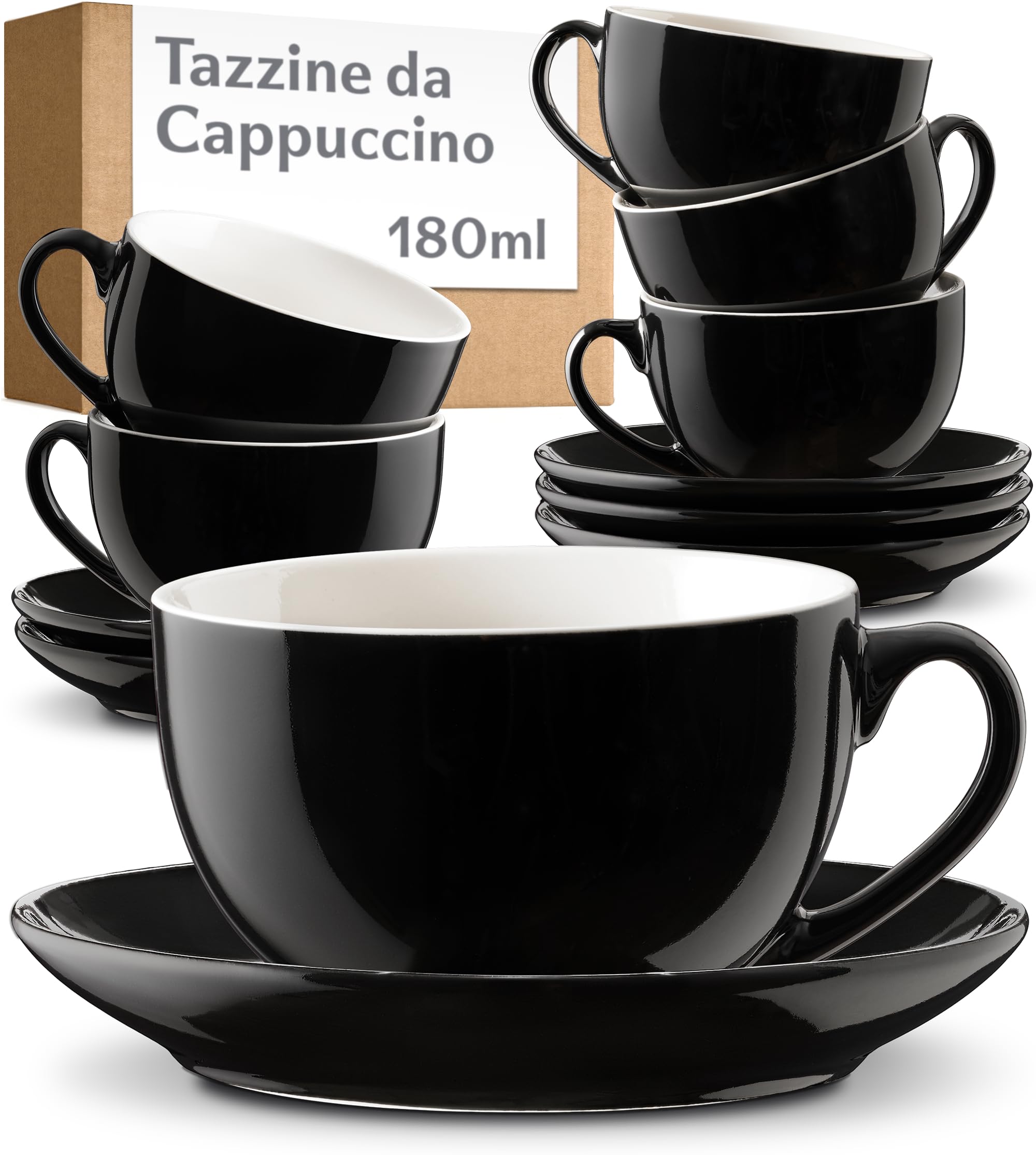 Tazza da caffè in ceramica da 12 once tazza da tè per la promozione, tazze in po