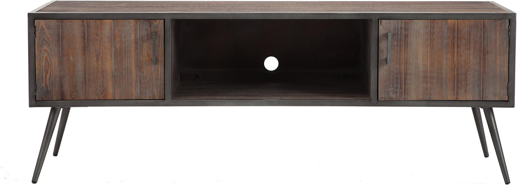 60" Antique Gray Media Console