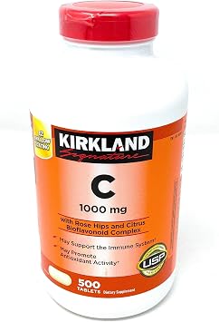 Kirkland Signature Vitamin C 1000 mg., 500 Tablets