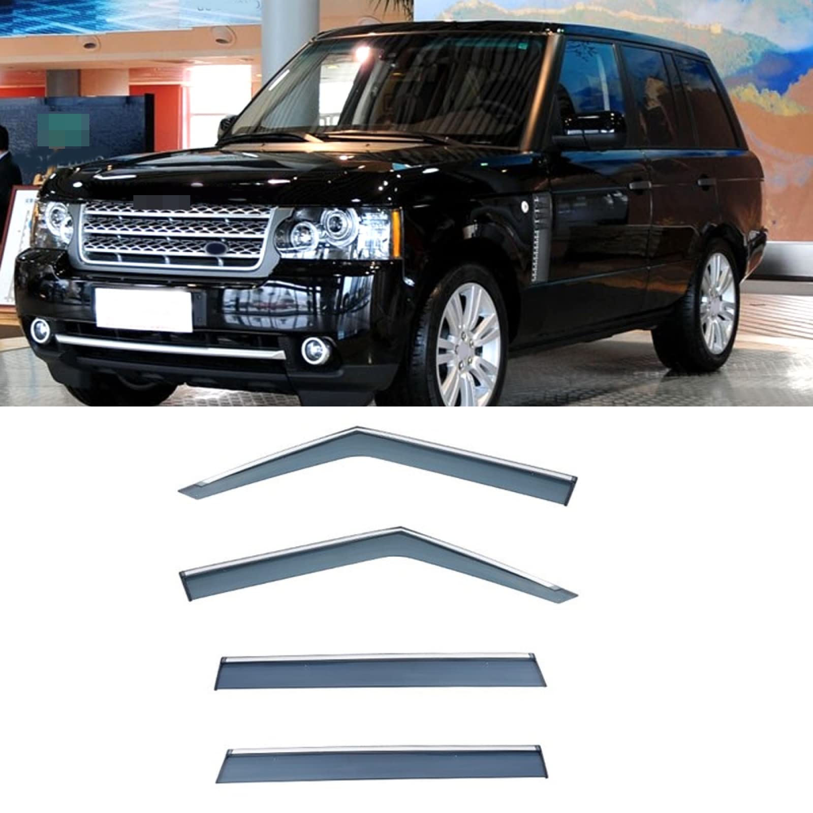 For Range Rover Vogue L322 2002 2012, Car Window Sun Rain Shade Visors Shield Shelter Cover