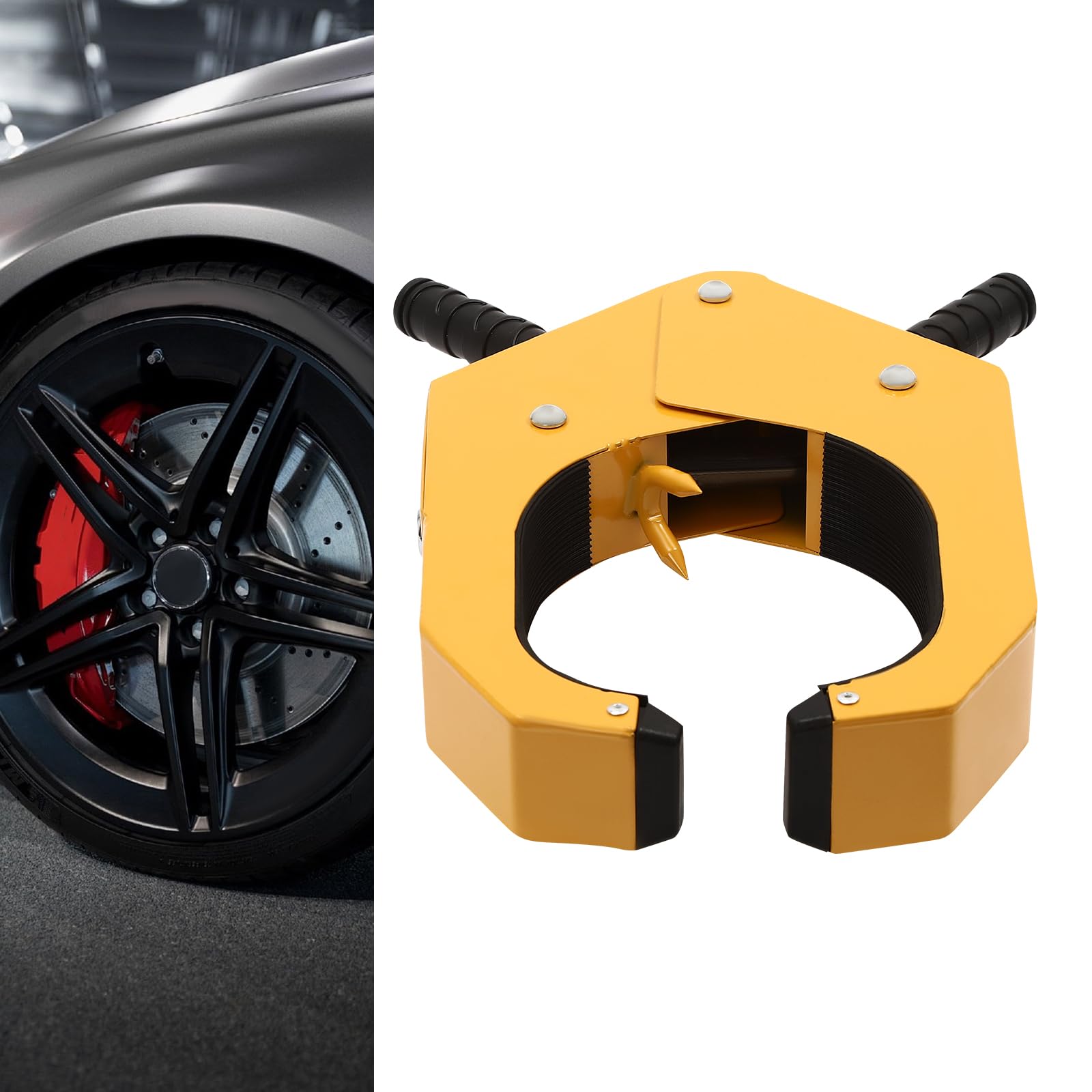 Sabot Antivol Roue Voiture Antivol De Voiture Bloque Griffe De Pneu Antivol De Pneu Universelle Griffe De Stationnement Convient Aux Places De Parking Et Aux Garages