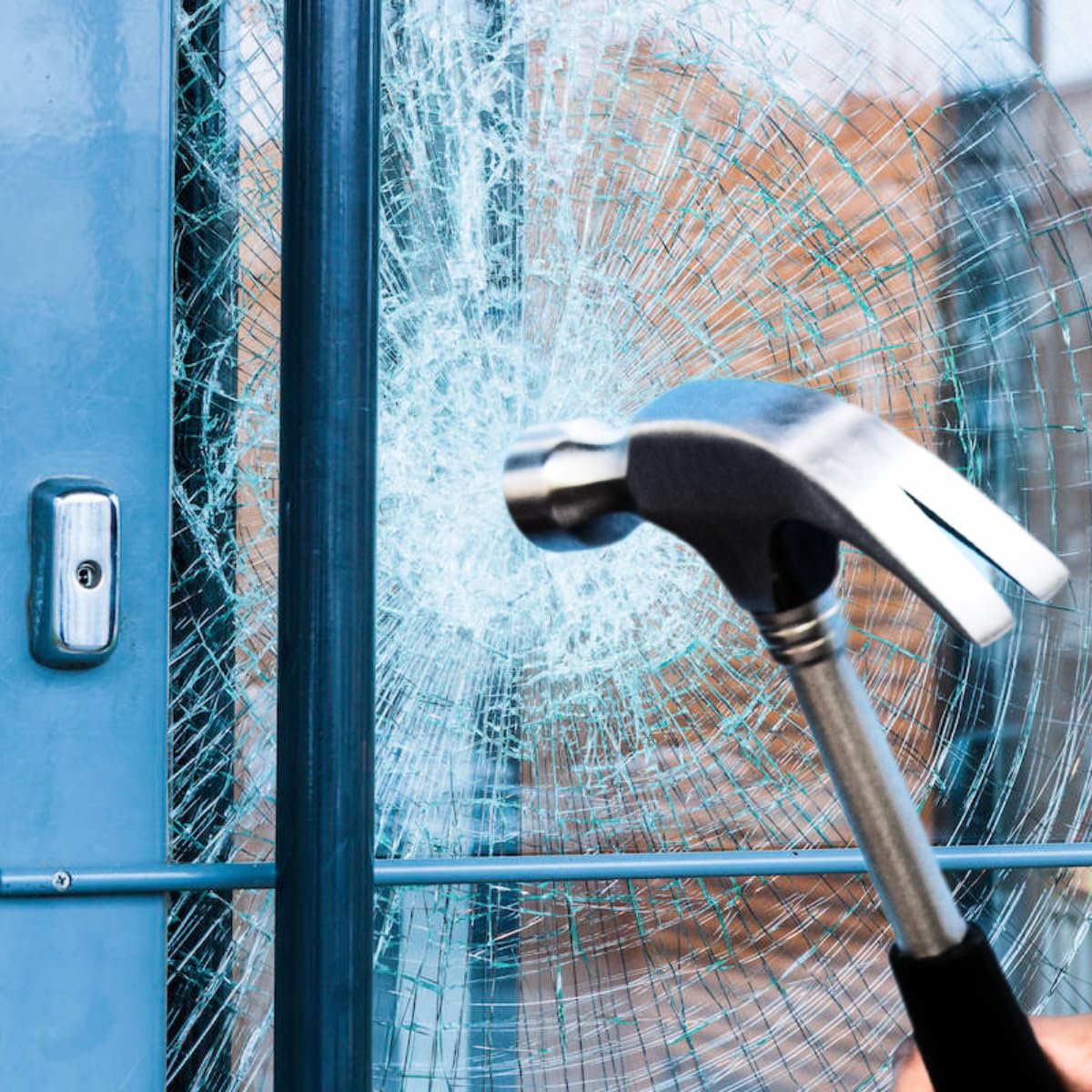 UV 99% Security and Safety 8 Mil Clear Window Film Shatterproof Anti Shatter Tempered Glass Film for Home and Office Windows (36 in x 10 FT)