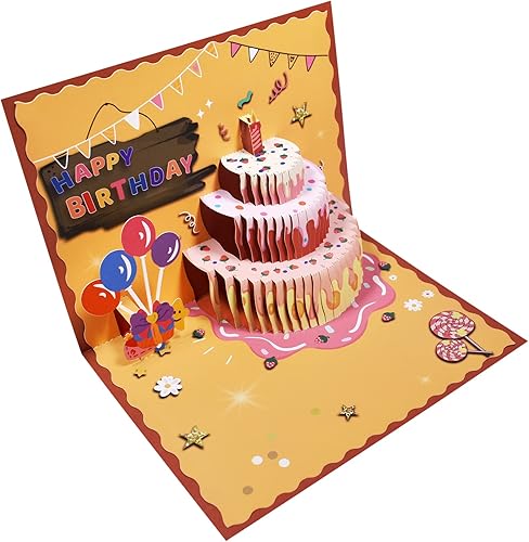 Miniatura 4 de Magic Ants Tarjeta de feliz cumpleaños  Divertida tarjeta de felicitación desplegable 3D, tarjetas emergentes en 3D, tarjetas de cumpleaños para