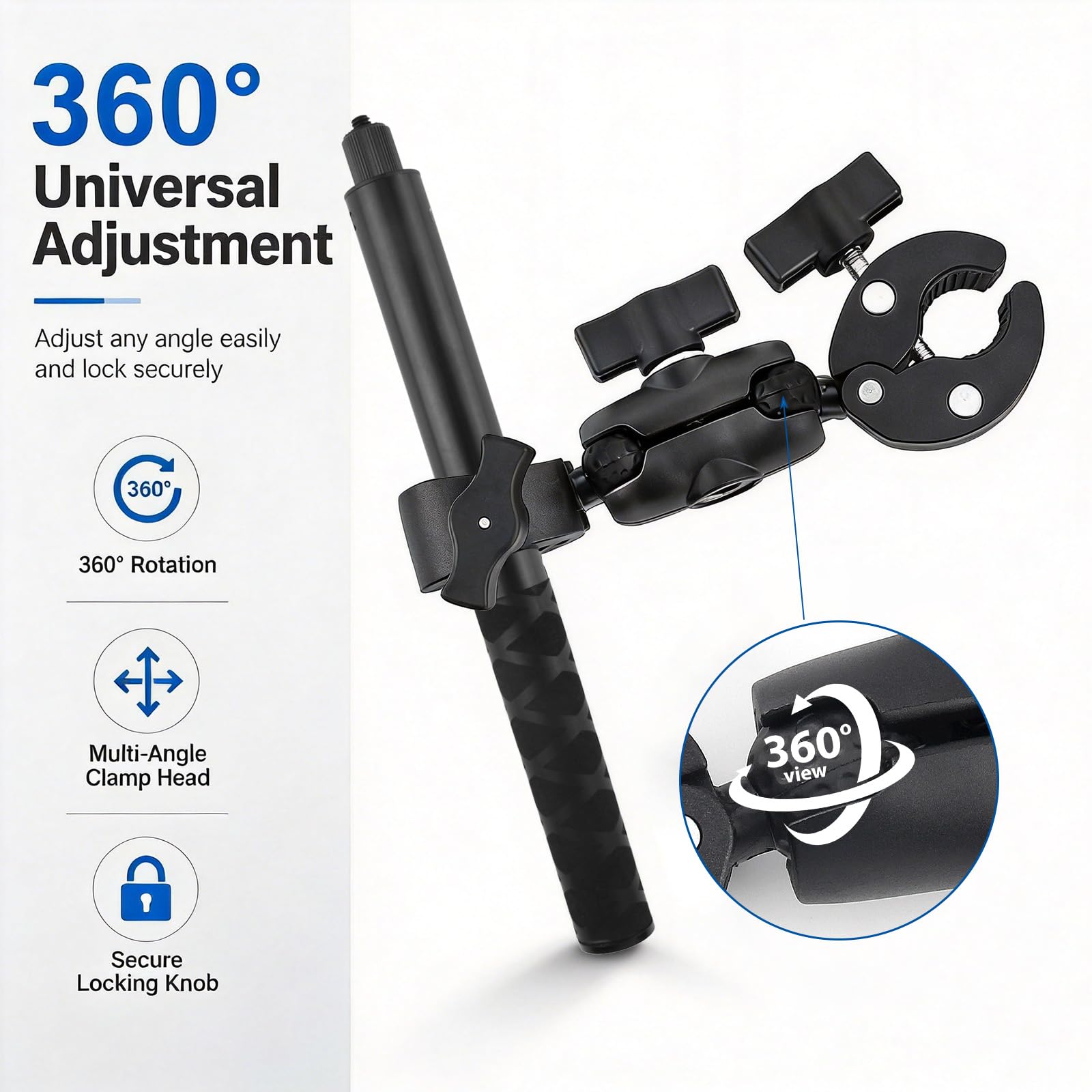 Motorrad Halterung für Insta360 X5 X4 X3 Fahrradlenker Montageset