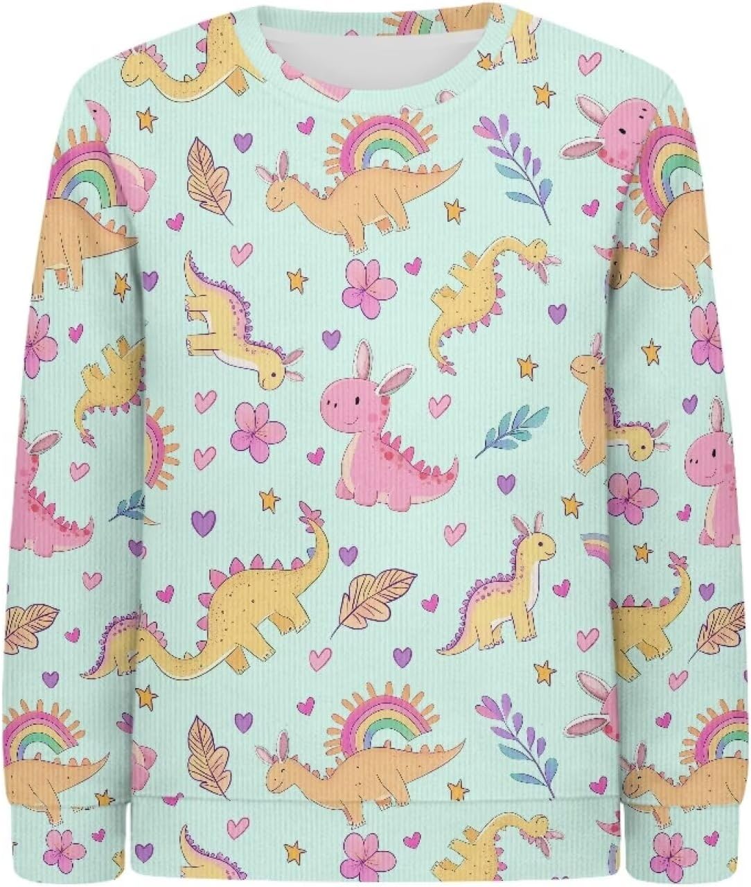 Boy Girl Sweatshirt Kids Sweater Boys Outfit Novelty Crewneck Pullover Tops Long Sleeve Basic Shirt for Kids