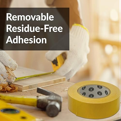 Miniatura 4 de HIPPIE CRAFTER Cinta de doble cara para carpintería, cinta de carpintería resistente de 2 pulgadas de ancho para máquinas CNC y plantillas de