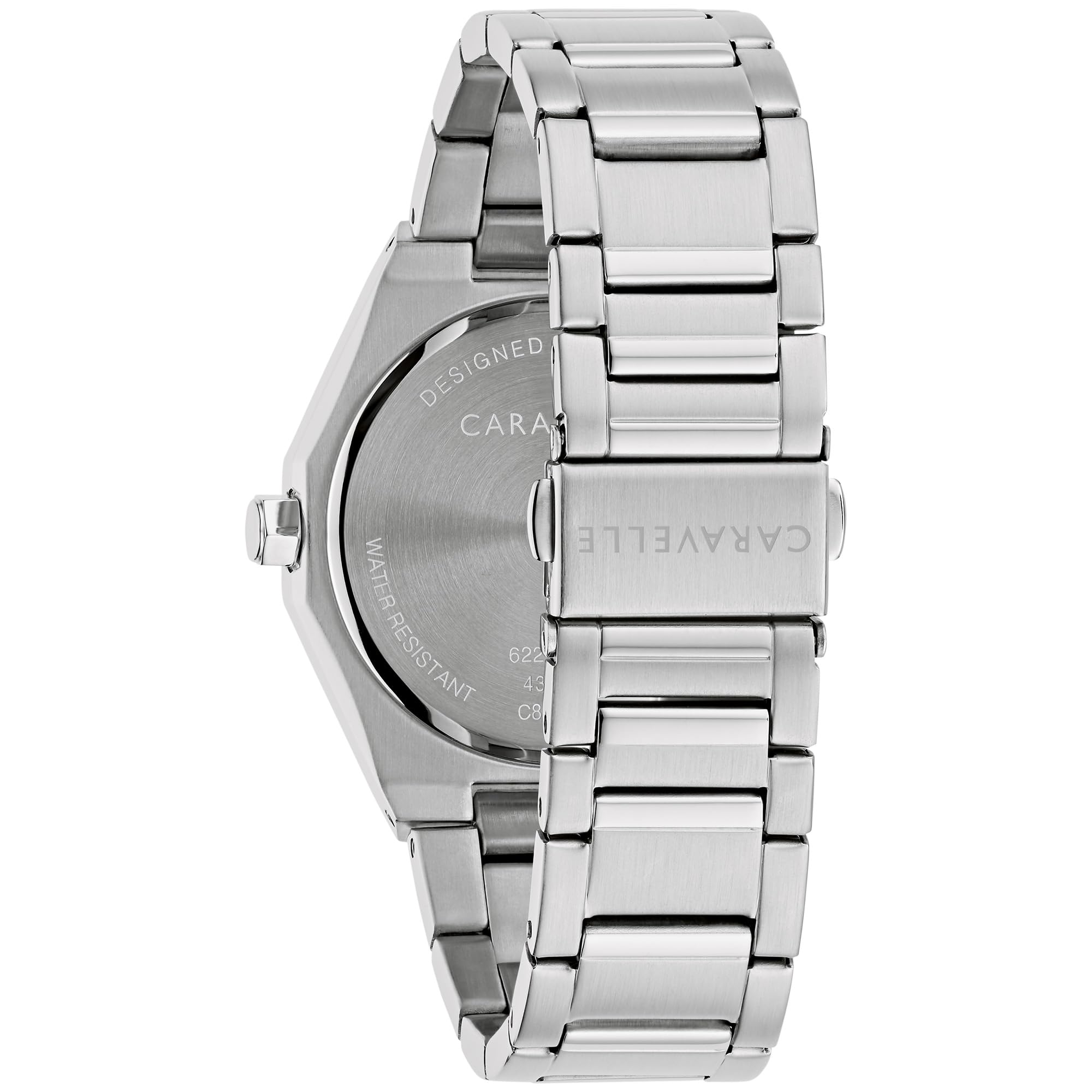 Caravelle 43B181 - Abito classico da uomo, al quarzo, 40 mm, in acciaio INOX