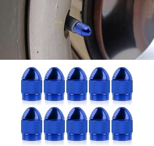 5 tapas de vástago de válvula de neumático de automóvil, estilo bala, de aluminio pulido, universales para auto, camión, motocicleta, SUV y