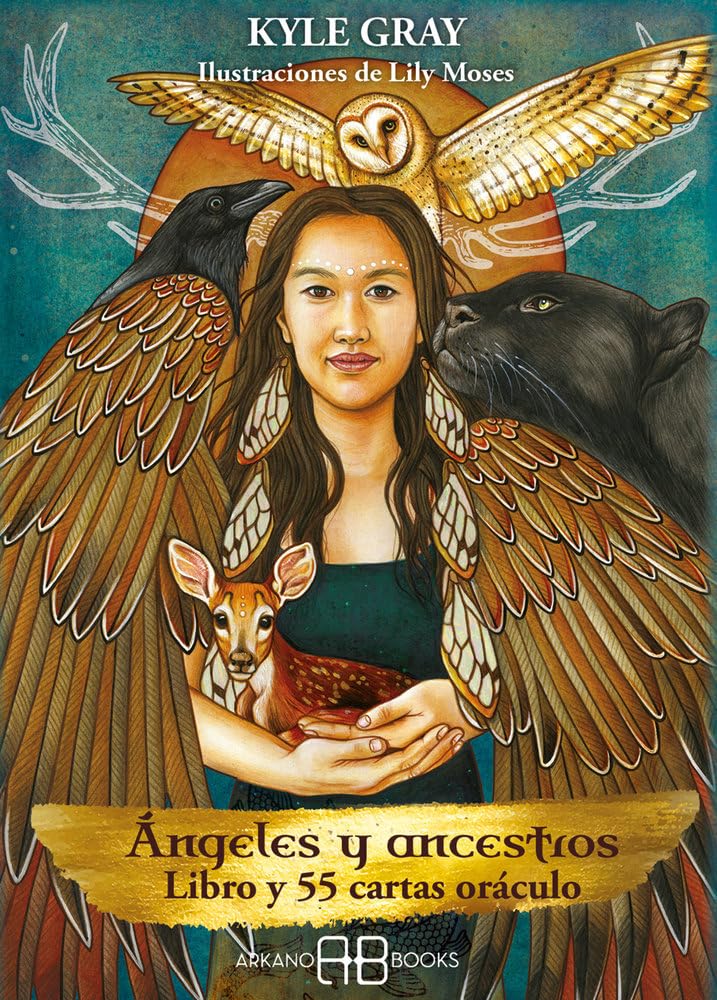 Ángeles y ancestros: Libro y cartas oráculo (Spanish Edition)