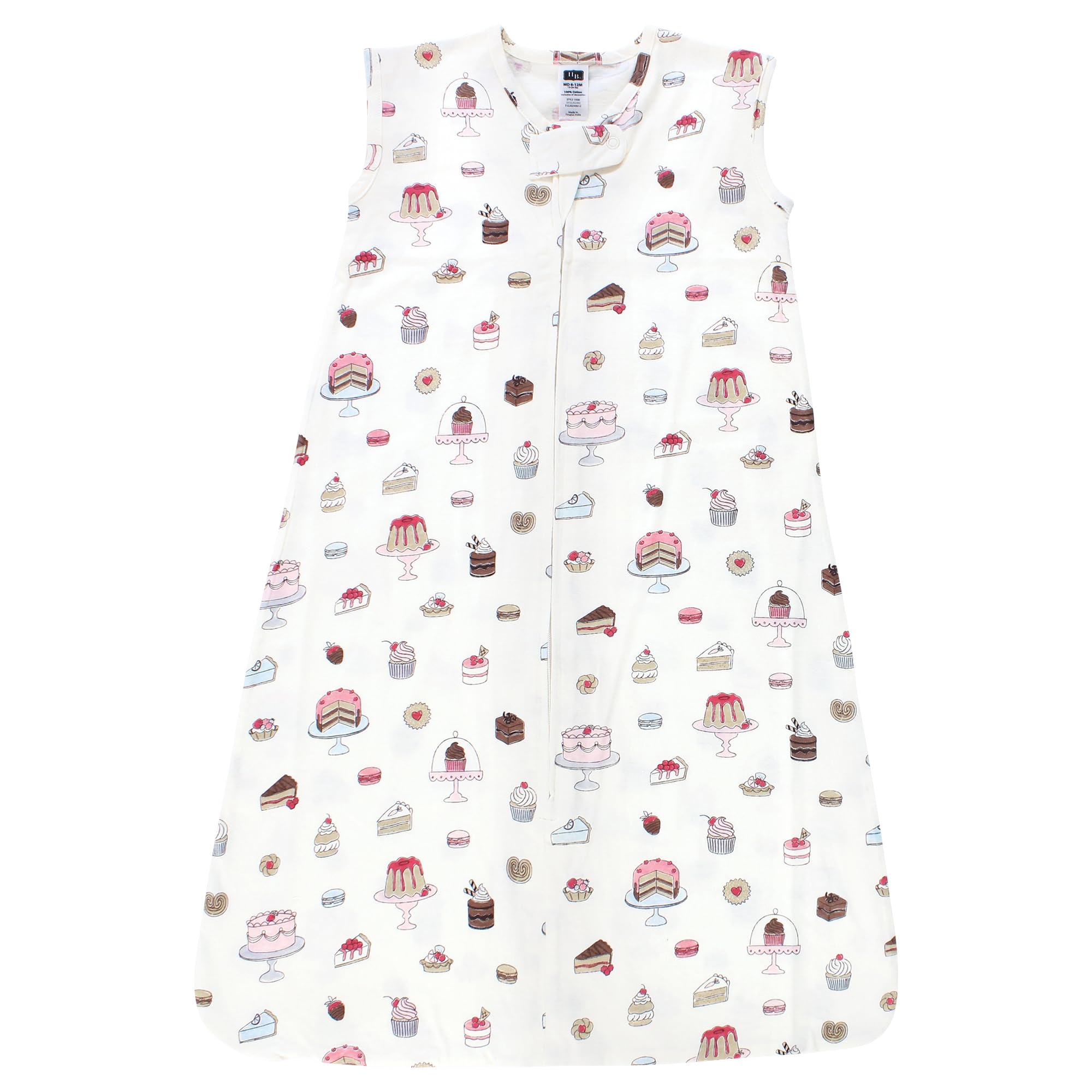 Hudson Baby Unisex BabyCotton Sleeveless Wearable Sleeping Bag, Sack, Blanket