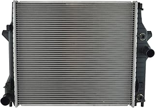 TRQ Radiator Assembly Aluminum Core Plastic Tank Compatible with 2000-2008 Jaguar S-Type 2004-2009 Vanden Plas 2007-2009 XJ8 XJR 2009-2010 XF