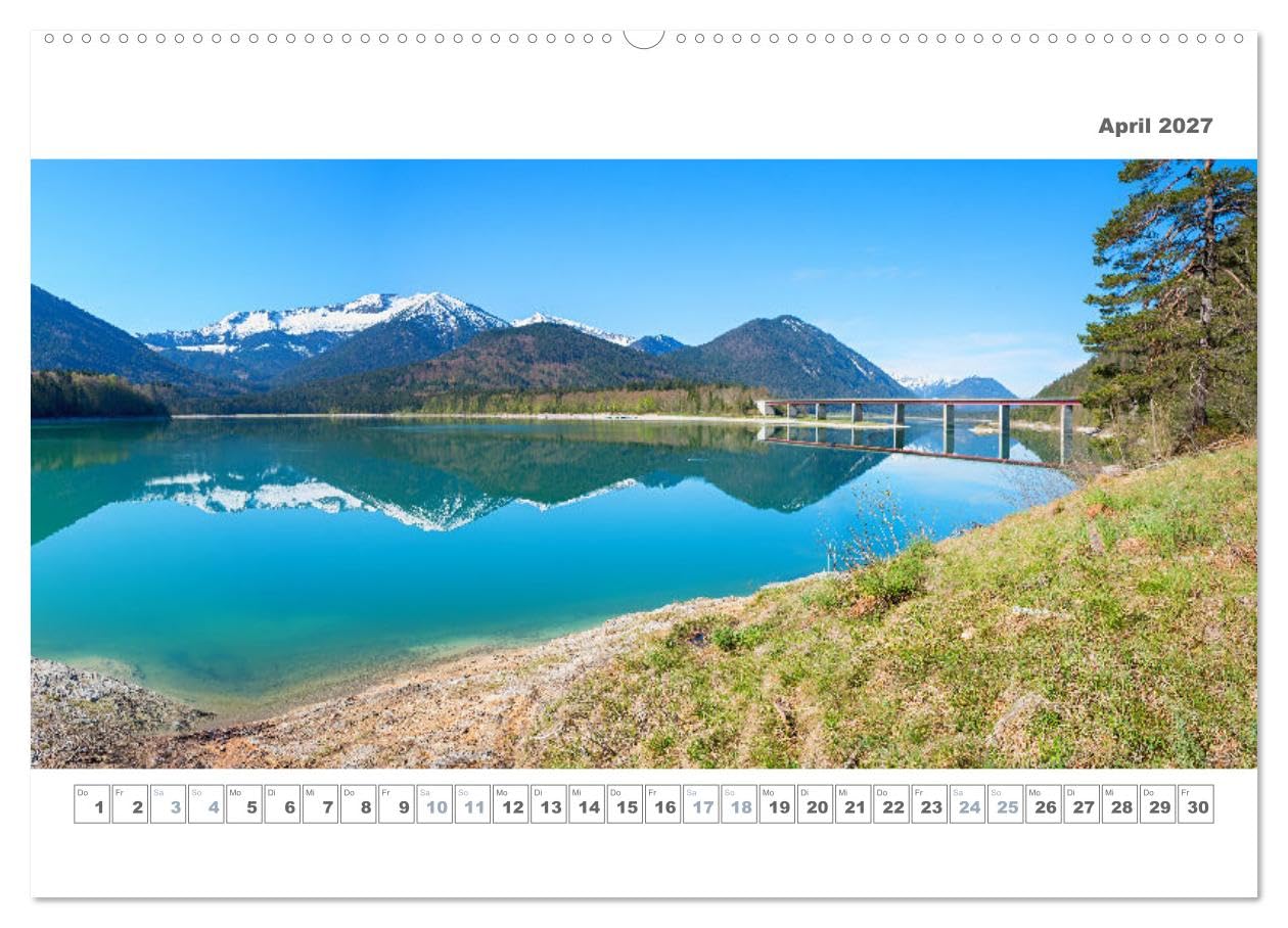 CALVENDO - Ab in die Berge - Aussichtsplätze in den Münchner Hausbergen (hochwertiger Premium Wandkalender 2027 DIN A2 quer), Kunstdruck in Hochglanz: Ausflugsziele in den Münchner Hausbergen