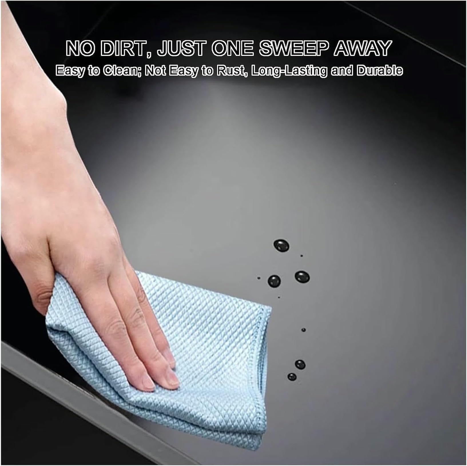 Questo Mobile da Bagno in Acciaio Inossidabile con portarotolo e Cestino integrati Offre Una Soluzione Versatile per riporre Gli Oggetti Essenziali in Bagno, Cucina e Soggiorno.