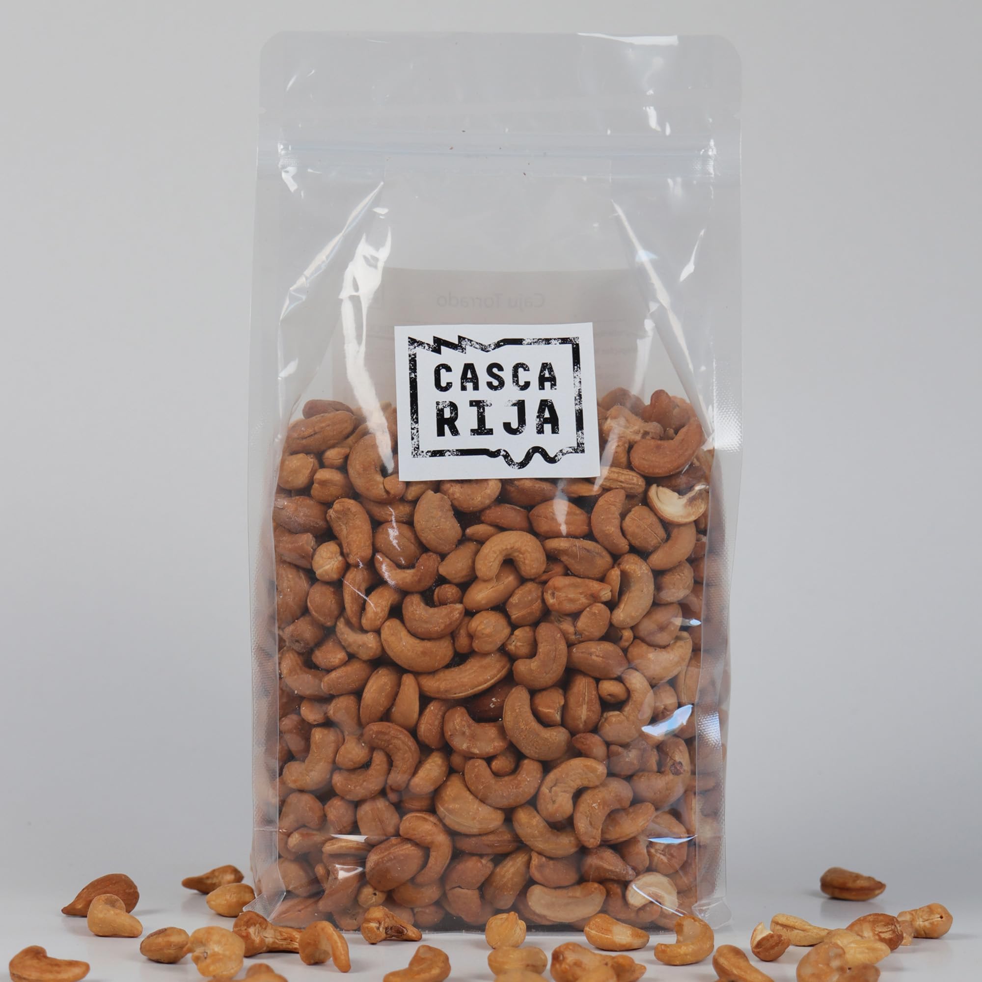 CASCA RIJA: Anacardos Tostados 1 Kg | Asado Naturalmente, Sin Aceite, Sin Conservantes y Sin Sal Añadido | 100% Natural, Vegano