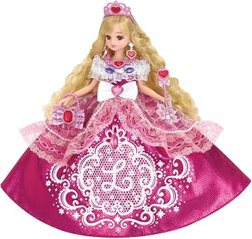 Licca-chan Doll Yumimiru Princess Pink Glitter Licca-chan
