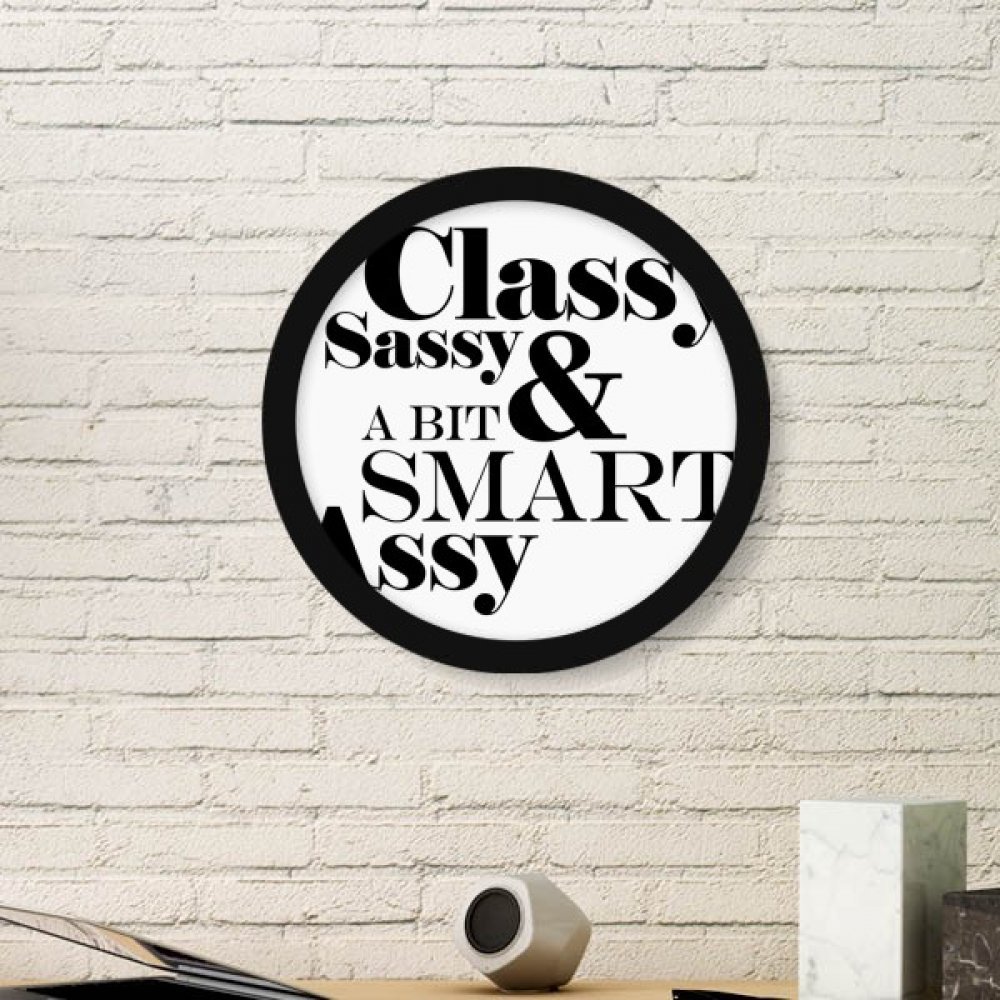 Cadeaux stickers muraux citation ronde Sassy Chic petit tableau noir de décoration intérieure