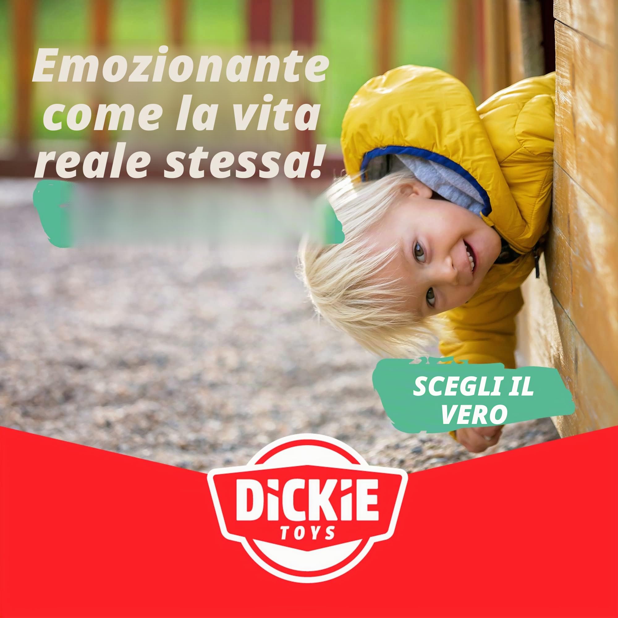 Dickie Toys - CLAAS trattore con rimorchio (64 cm) - Grande giocattolo con meccanismo a ruota libera per bambini dai 3 anni in su, veicolo da fattoria con luce e suono e molte funzioni, 203739004ONL
