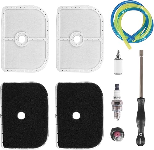 CULMKARI Kit de afinación de filtros de aire con bujía para Husqvarna 525L 525LS 525LST 525RJD 525RS Trimmer Reemplaza 576401601 577851501