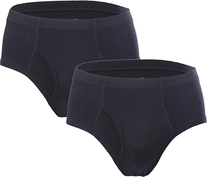 HEMPMARI Linen Cotton Hip Briefs Mens Breathable Stretch Underwear 2