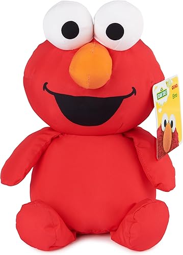 Miniatura 5 de GUND Sesame Street - Peluche oficial de Elmo Muppet de nailon prémium para edades de 1 año en adelante, rojo, 7 pulgadas
