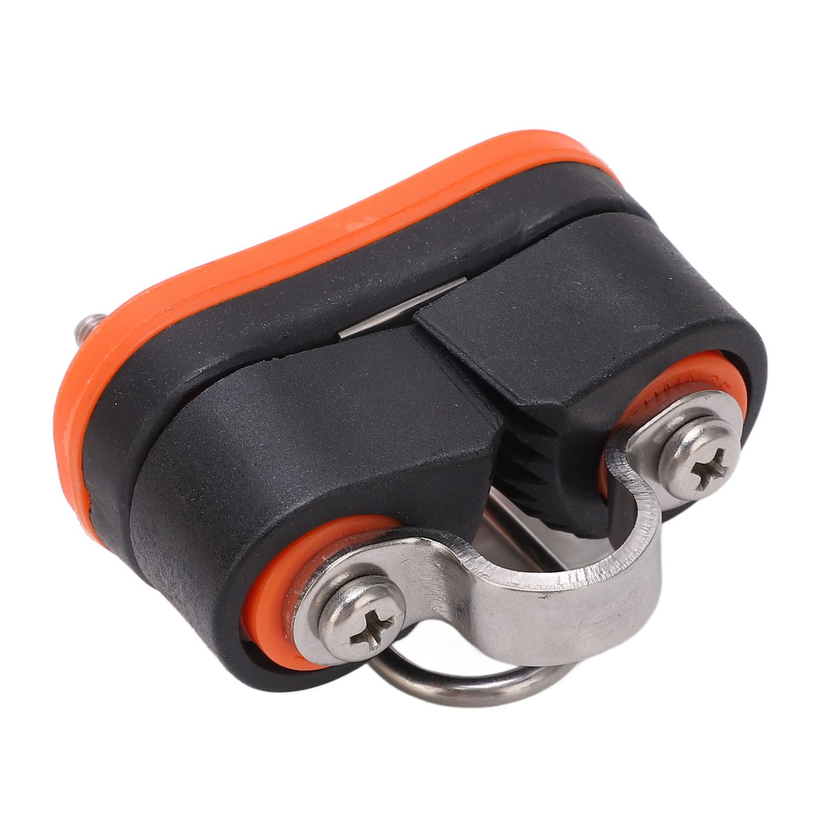 Zooke Taquet Coinceur pour Voiliers, Conception Robuste Taquet Coinceur à Entrée Rapide avec Anneau de Guidage pour Cordage de 3‑12 Mm