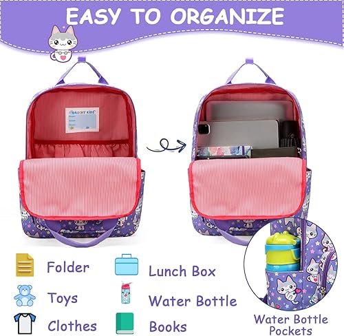 Miniatura 3 de VASCHY Mochilas de dinosaurio para niños, mochila preescolar ligera para niños pequeños