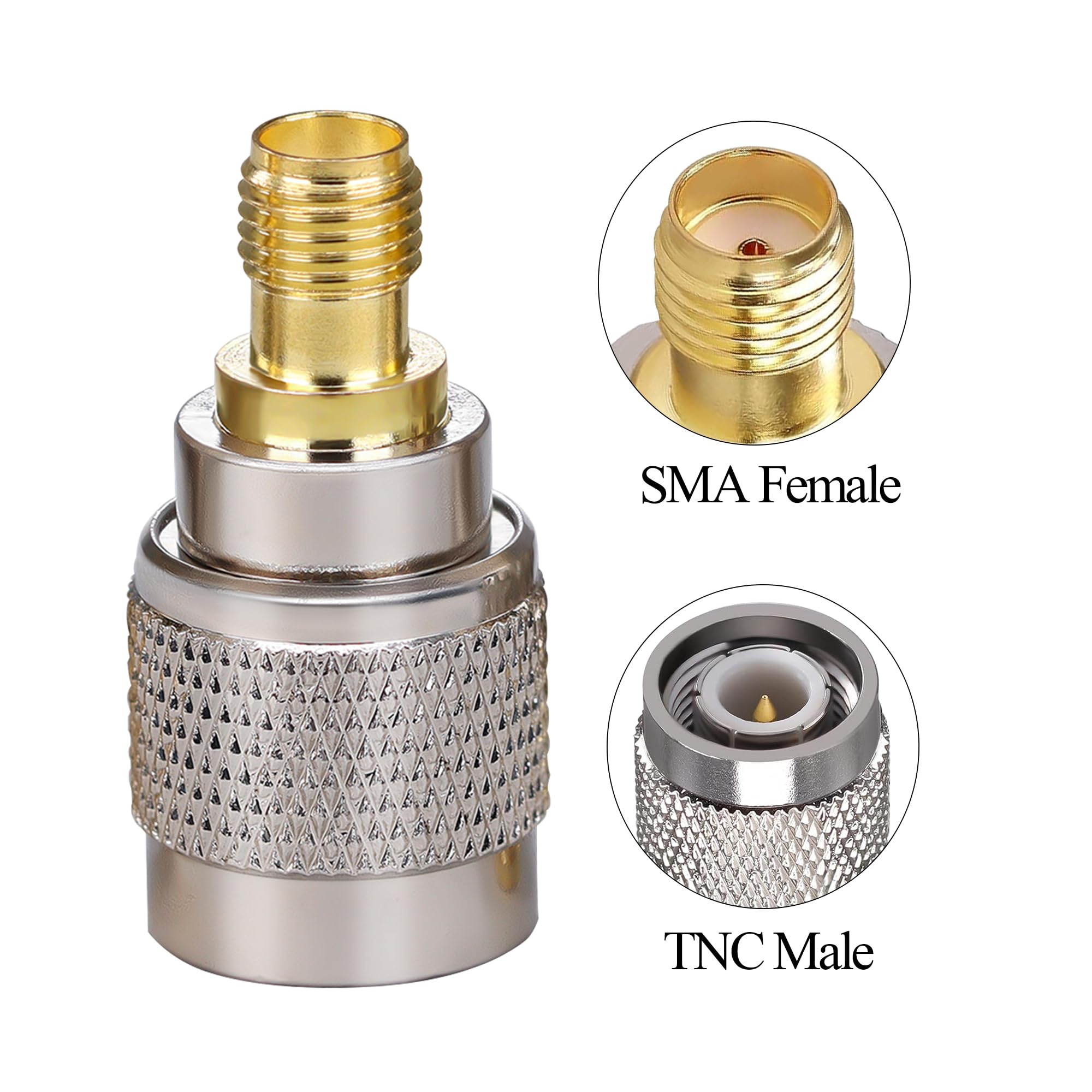 Amazon.co.jp: SMA TNC アダプター TUOLNK SMA メス - TNC オス 同軸