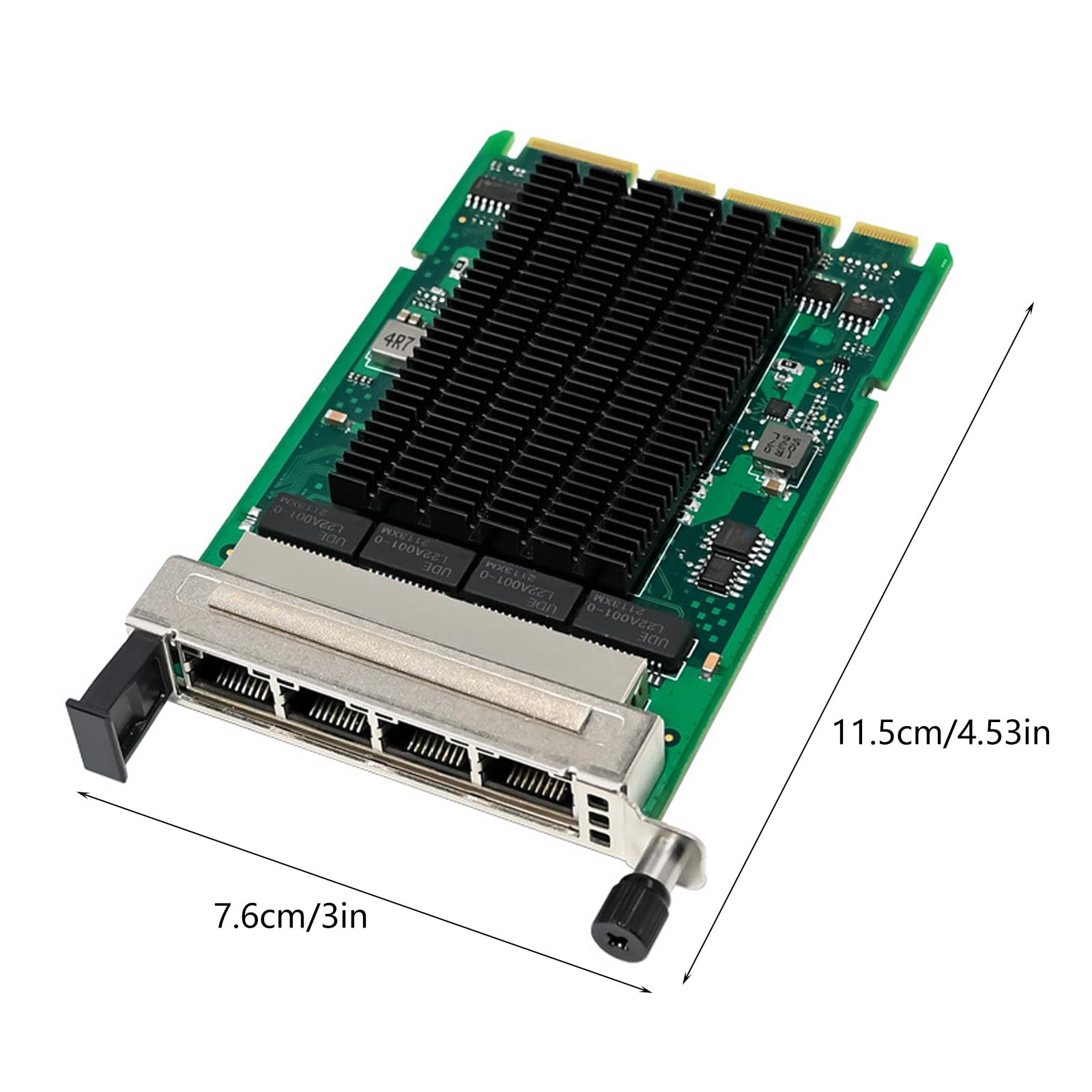 Tarjeta de red de servidor OCP3 0 I350 Gigabit de 4 puertos con chipset NHI350AM4 y adaptador Ethernet eficiente de gestión avanzada
