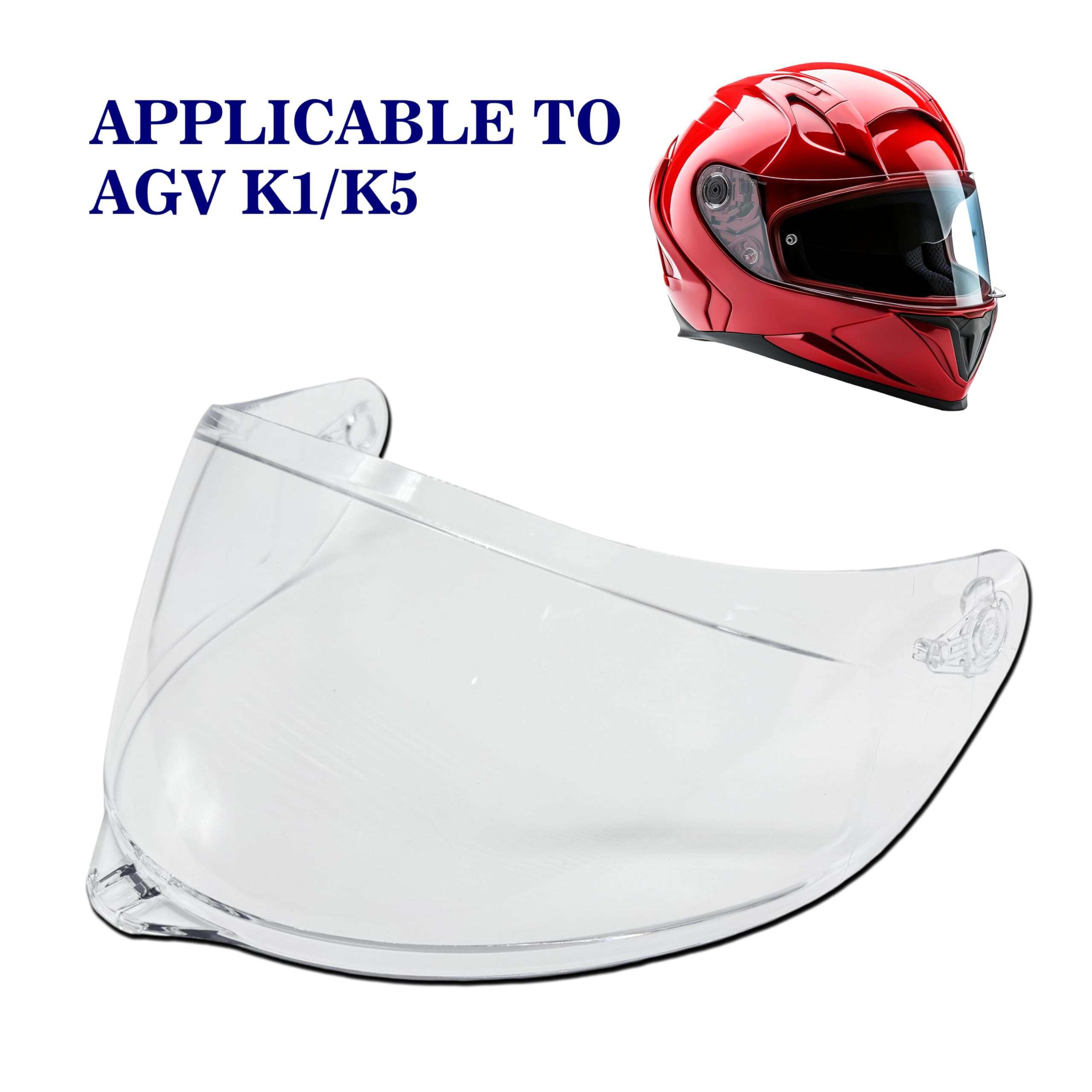 Eaglens.54 Motorcycle Full Face Helmet shield replacement Clear visor lens - AGV K1, K1S, K3SV, K5, K5S