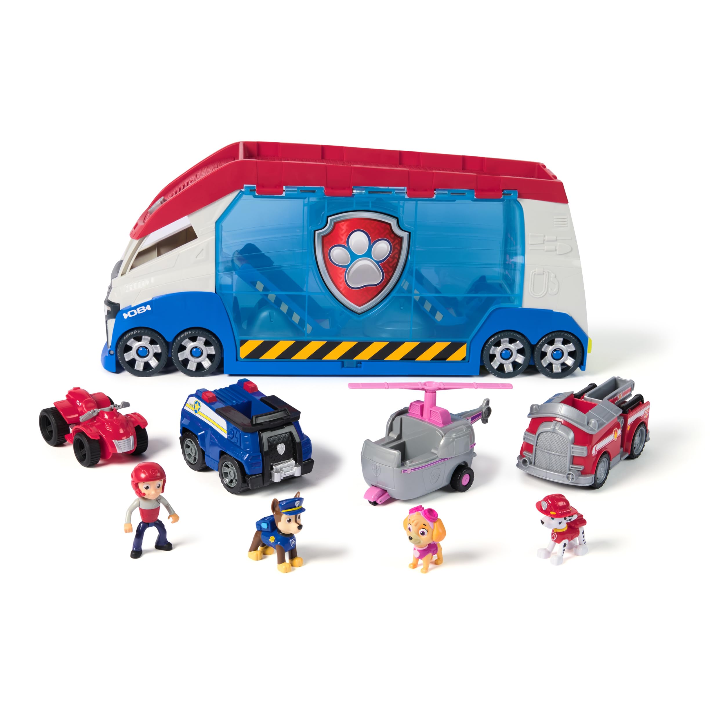 Generic Paw Patrol Set Chase Craft Bag, Brosse à dents souple clignotante 3+, 75 ml, dentifrice, brosse à dents pour tout-petits, brosses à dents pour enfants, brosse à dents