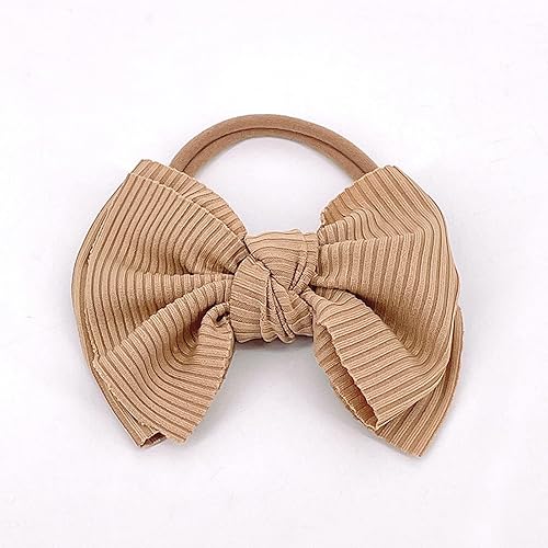 Miniatura 2 de Gorro de natación para bebés niños y niñas a rayas con lazo sólido para el pelo gorro de béisbol para bebés de 3 años