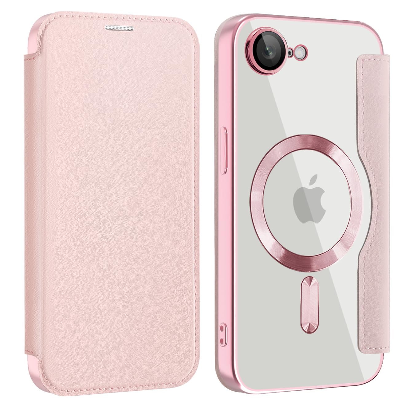 Amazon.co.jp: MuZiF iPhone 16e 用 ケース 手帳型 Magsafe対応 クリア