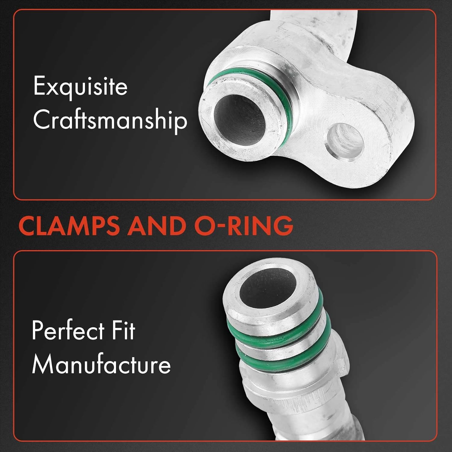 A-Premium A/C Suction Line Hose Assembly Compatible with Toyota Corolla 2020-2022 1.8L, Lexus UX200 2019-2020 2.0L, GAS, Compressor to Evap