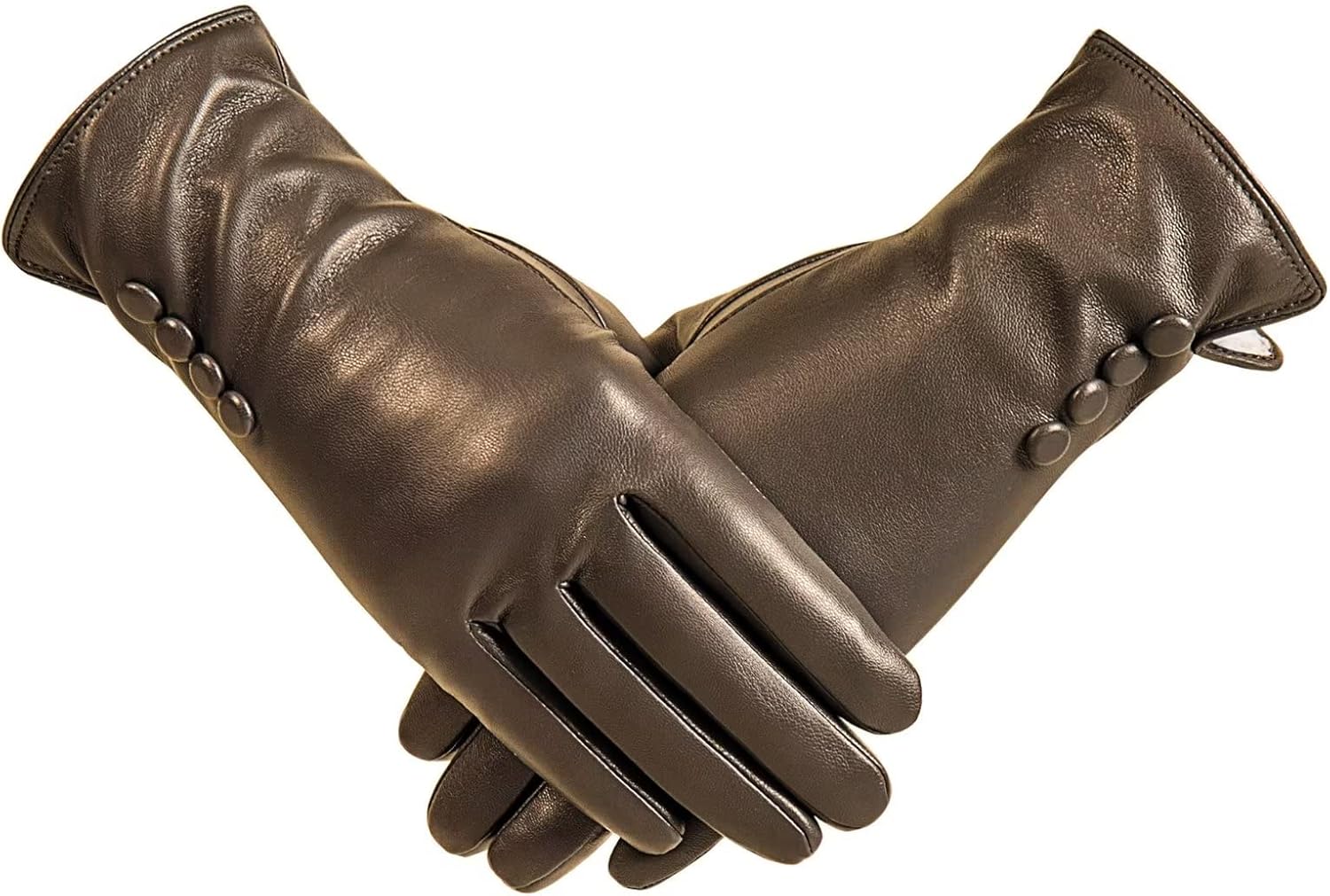 Alepo Winter PU Leather Gloves For Women, Warm Jamaica Ubuy