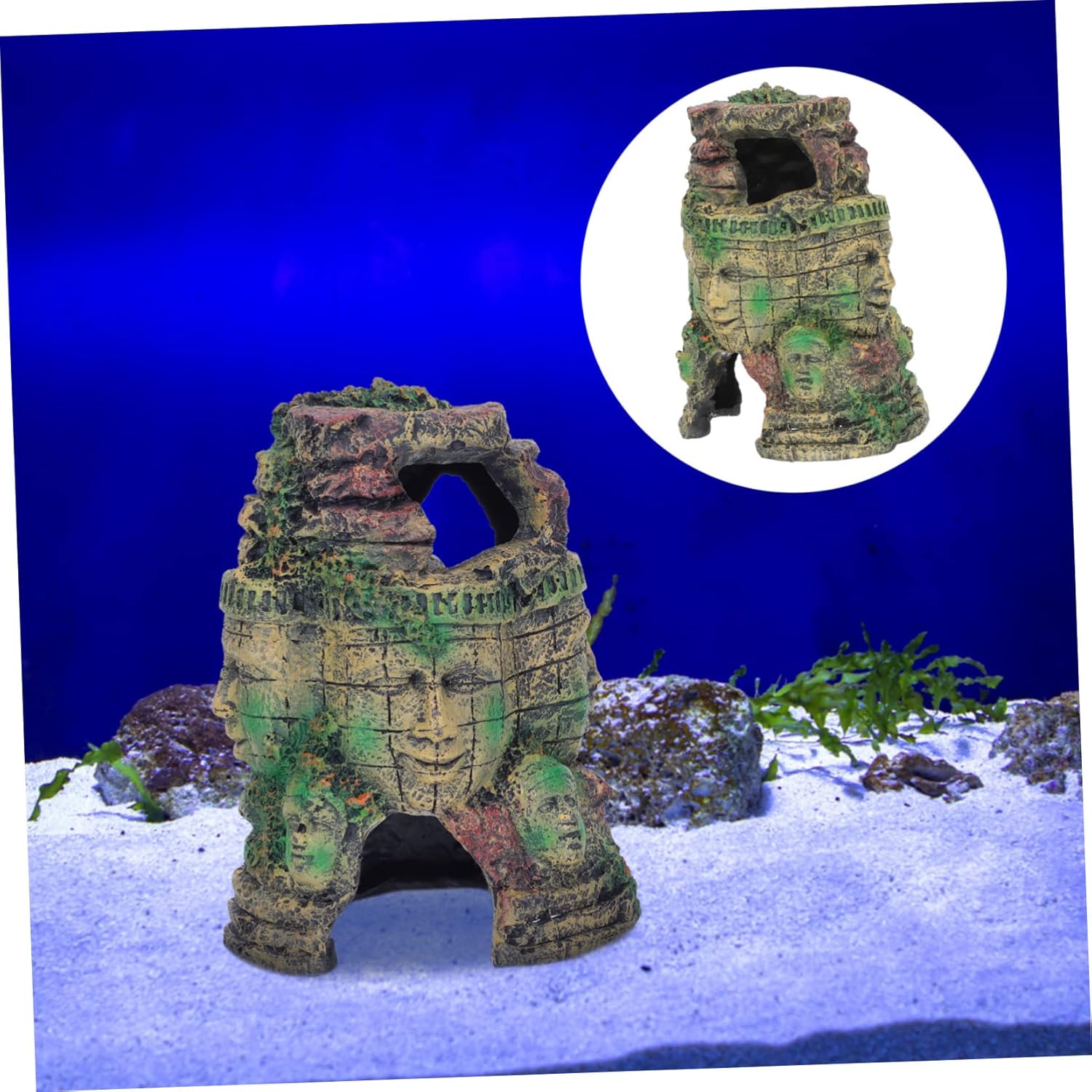 Abaodam Terrarium Reptile Cave Home Decor Natural Hiding Place for Snakes Lizards and Other Climbing Pets Easy to Install Decorative Reptile Decoration for Tanks and Habitats