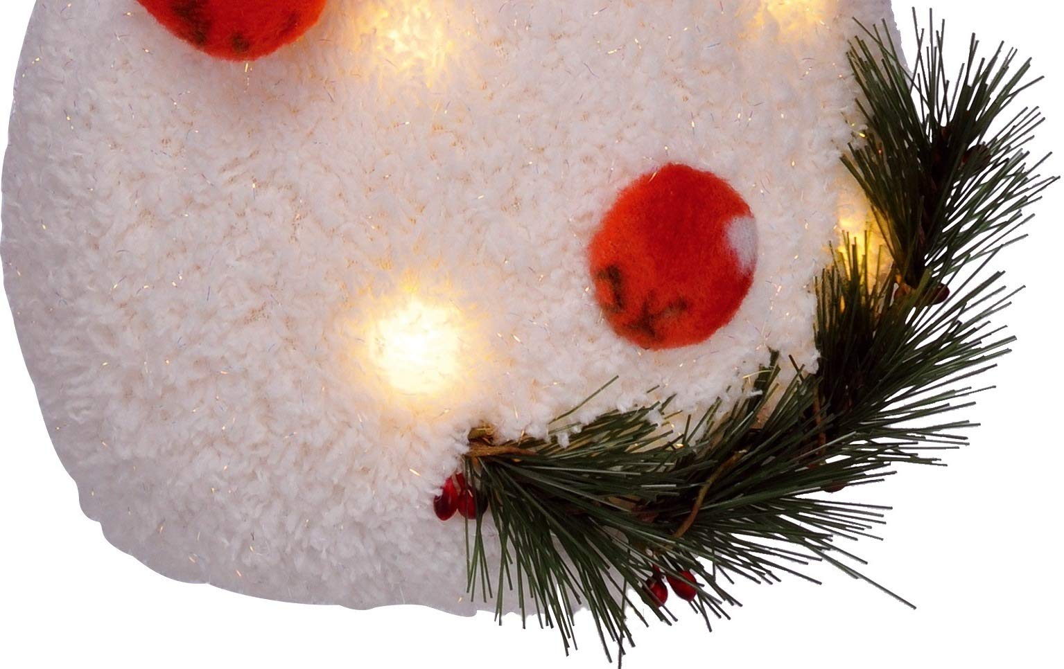 Decorazione Natalizia Con Luci E Musica - Cornice Con Pupazzi Di Neve, Timer Automatico, Alimentazione A Batterie/USB