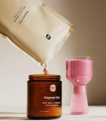 Miniatura 3 de Moon Juice Magnesi-Om  Suplemento en polvo para calma y descanso, acetil taurinato de magnesio, gluconato de magnesio, citrato de magnesio,