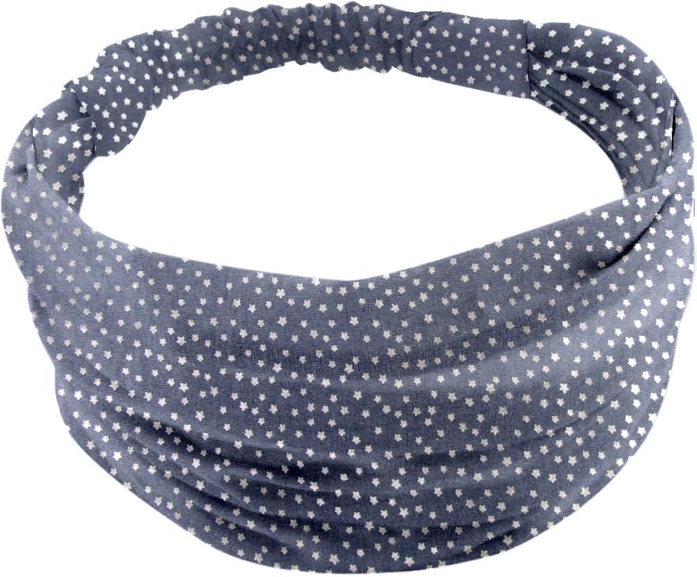 Papa Pique Et Maman Coud Bandeau Fichu Bebe Etoile Argent Jean Amazon Fr Vetements